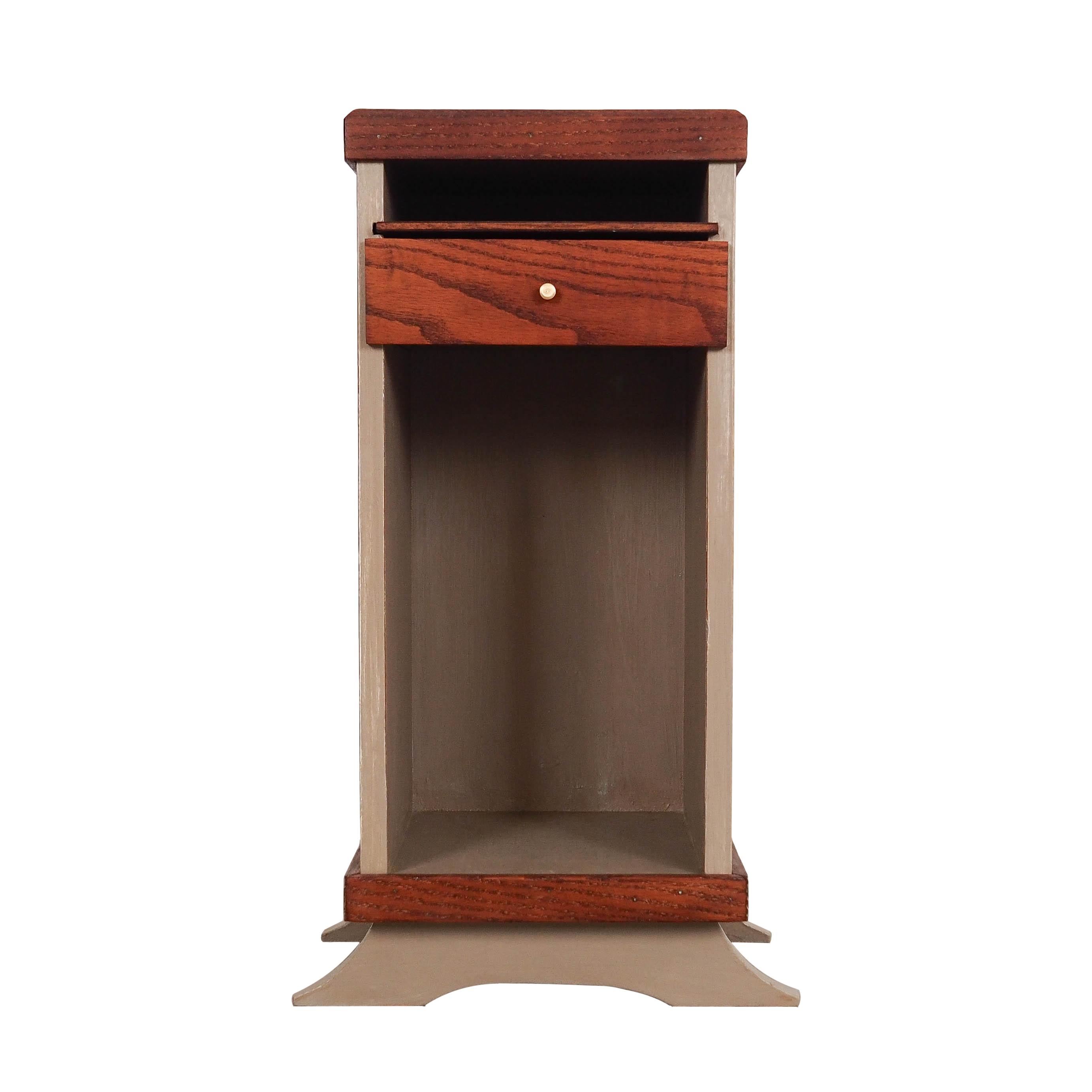 Eichenschrank Braun 1960er Jahre