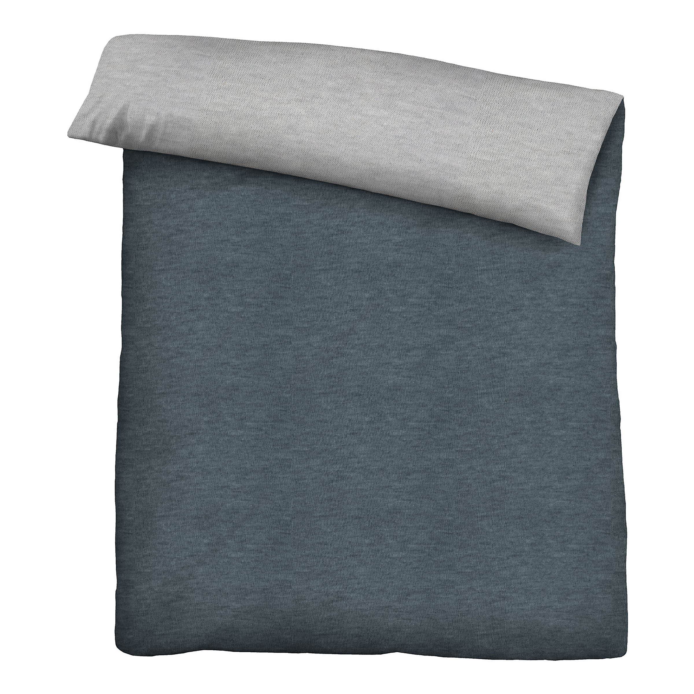 Jersey Bettwäsche Uni Baumwolle 155 x 220 + Kissen