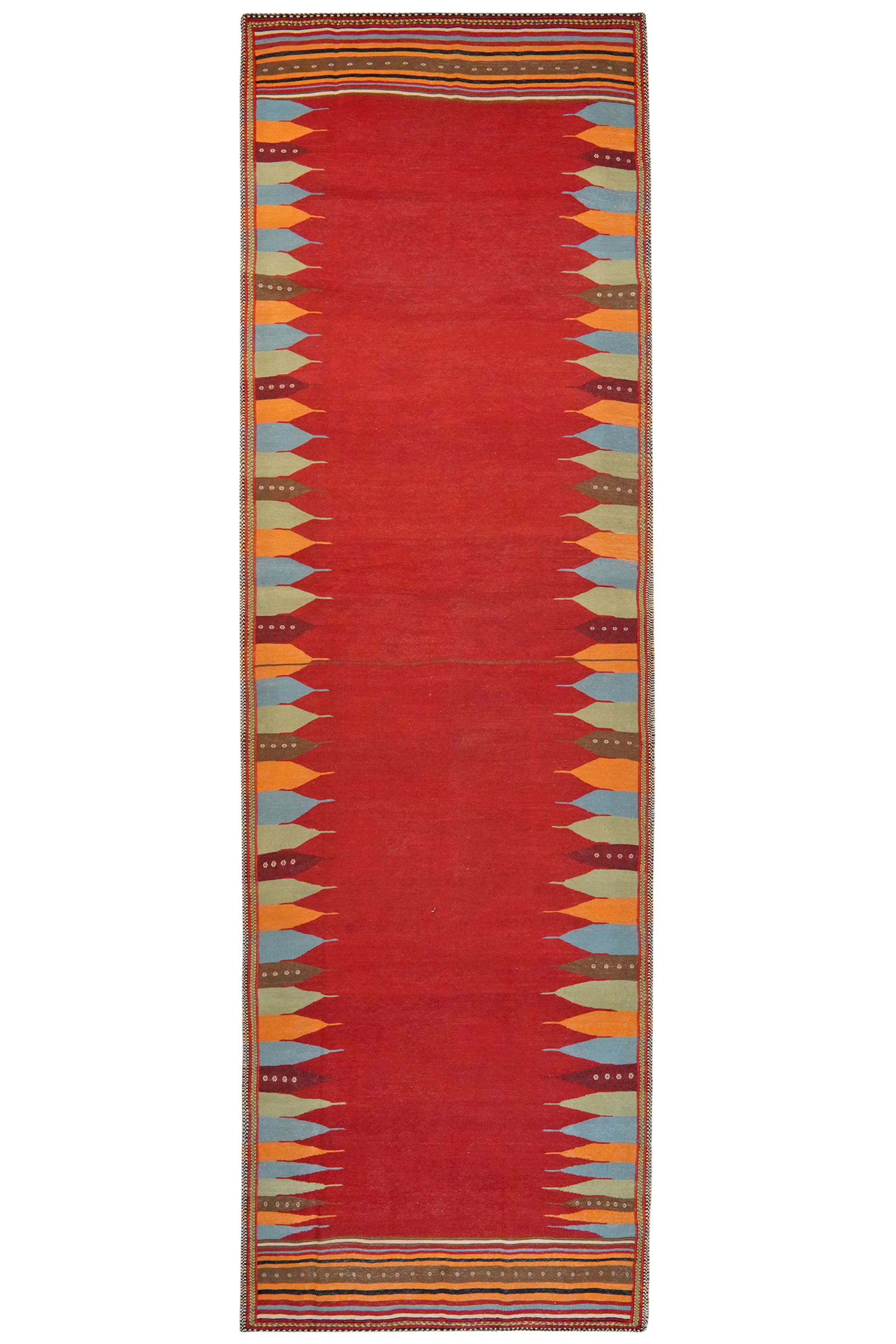 Kilim Afshar Teppich Rot