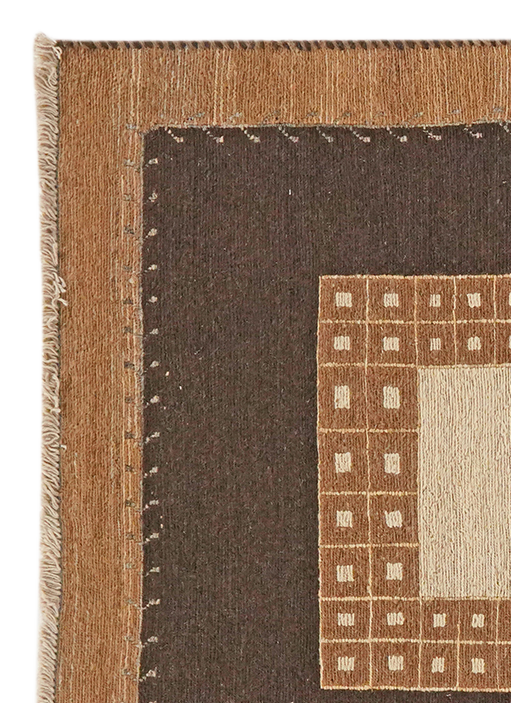 Kilim Gashgai Teppich Braun