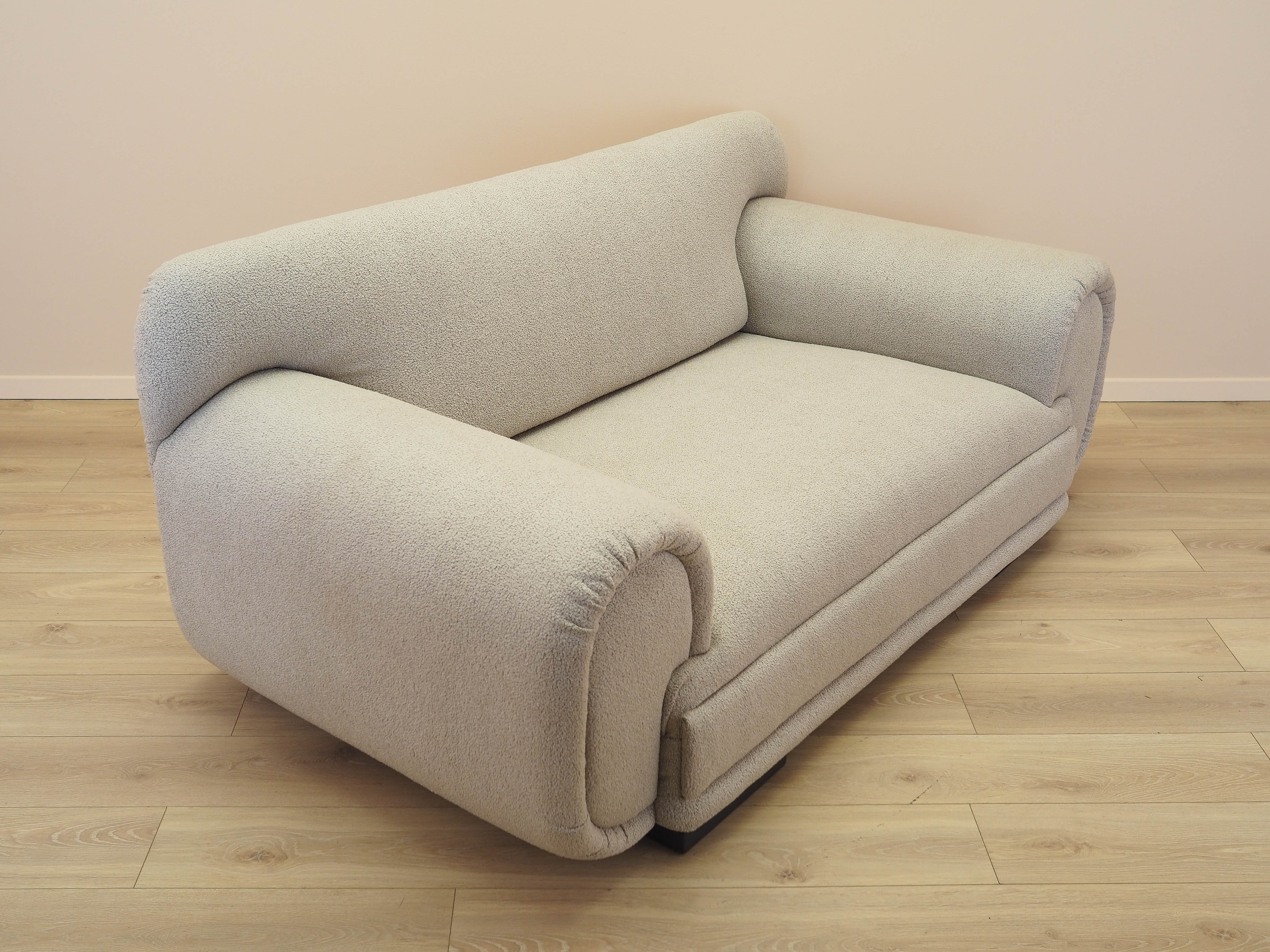 Sofa Zweisitzer Beige 1970er Jahre