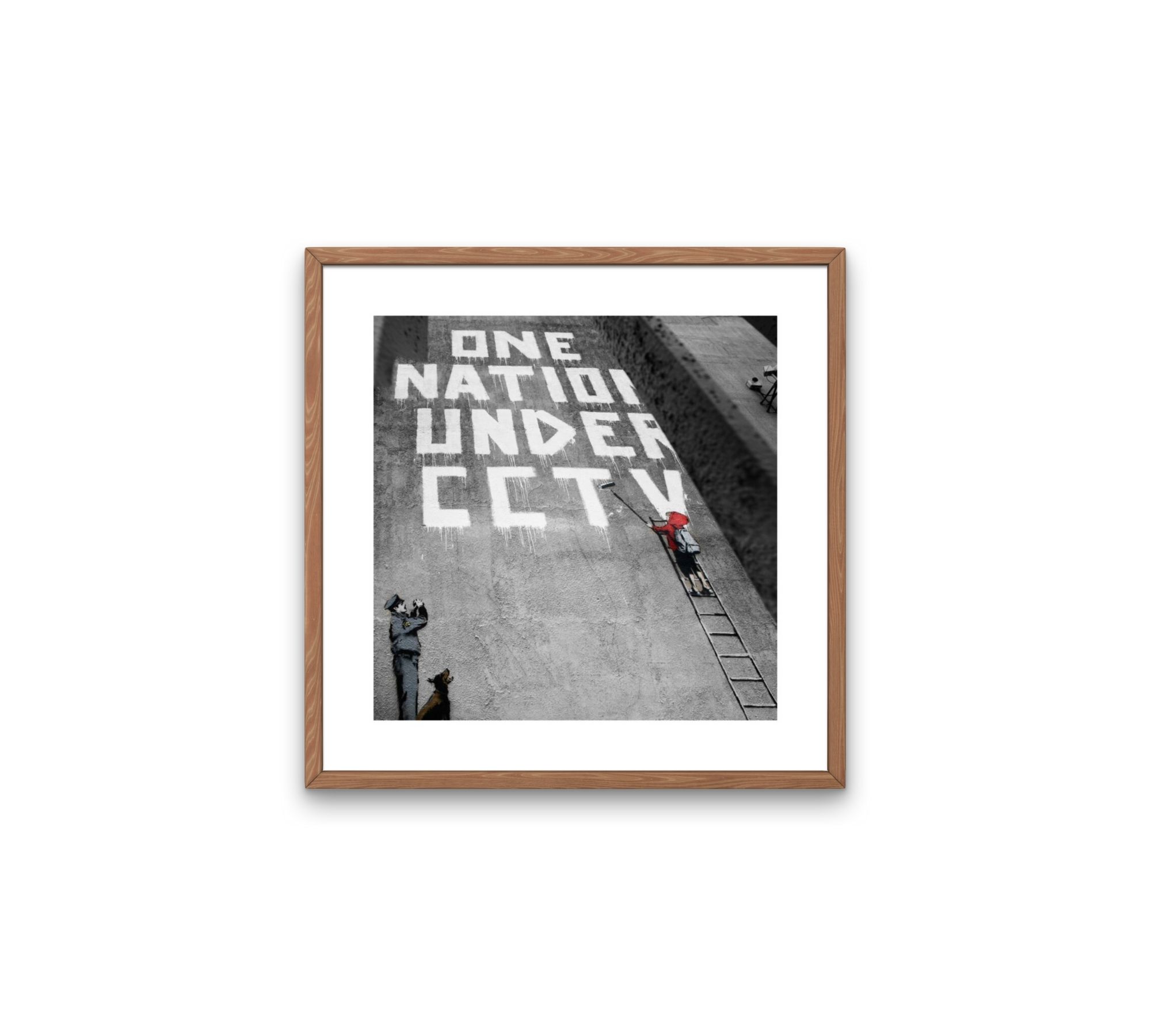 Newman Street - Banksy 40 x 40 cm