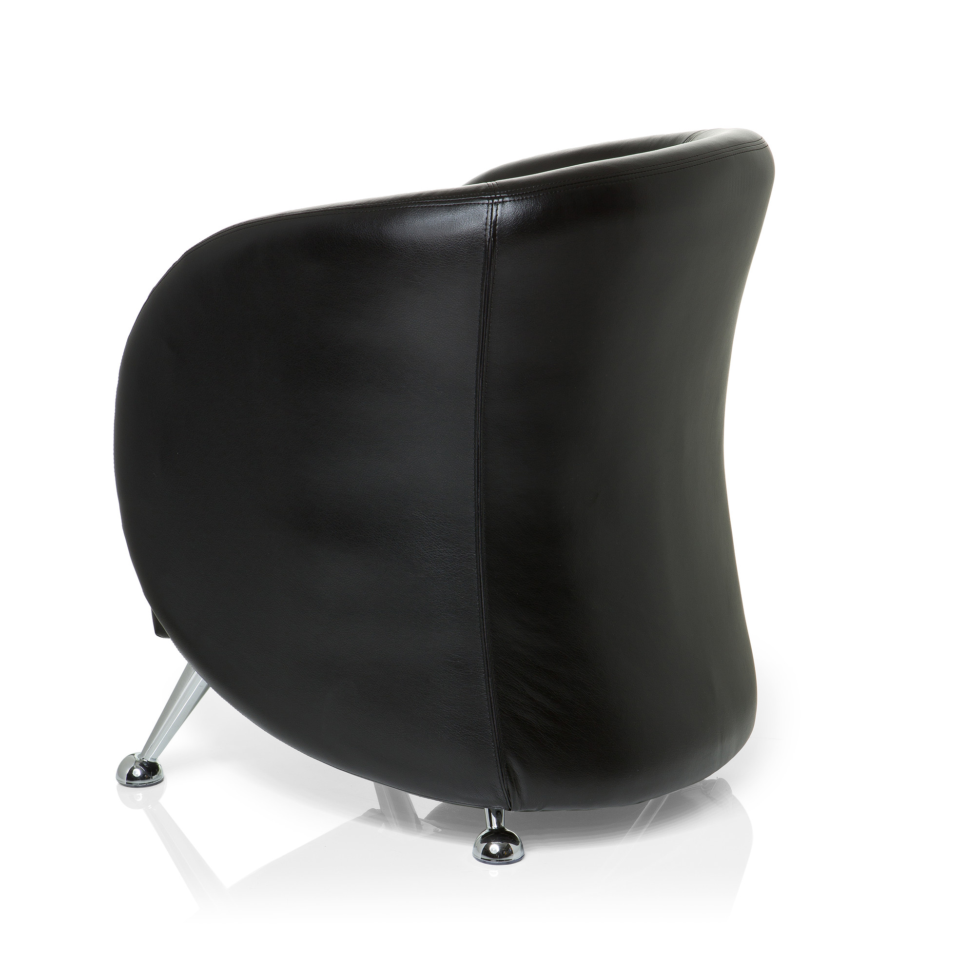 ST. LUCIA Office Chair Faux Leather Black