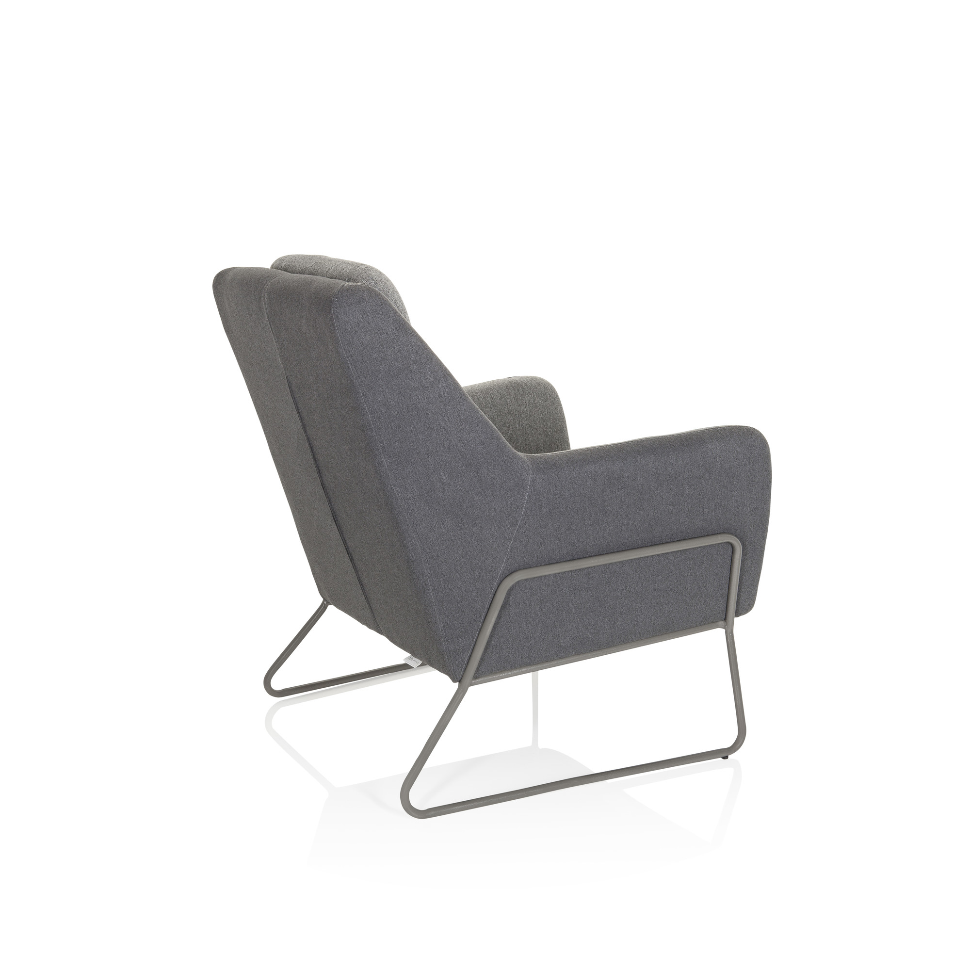 LAGUN armchair fabric grey
