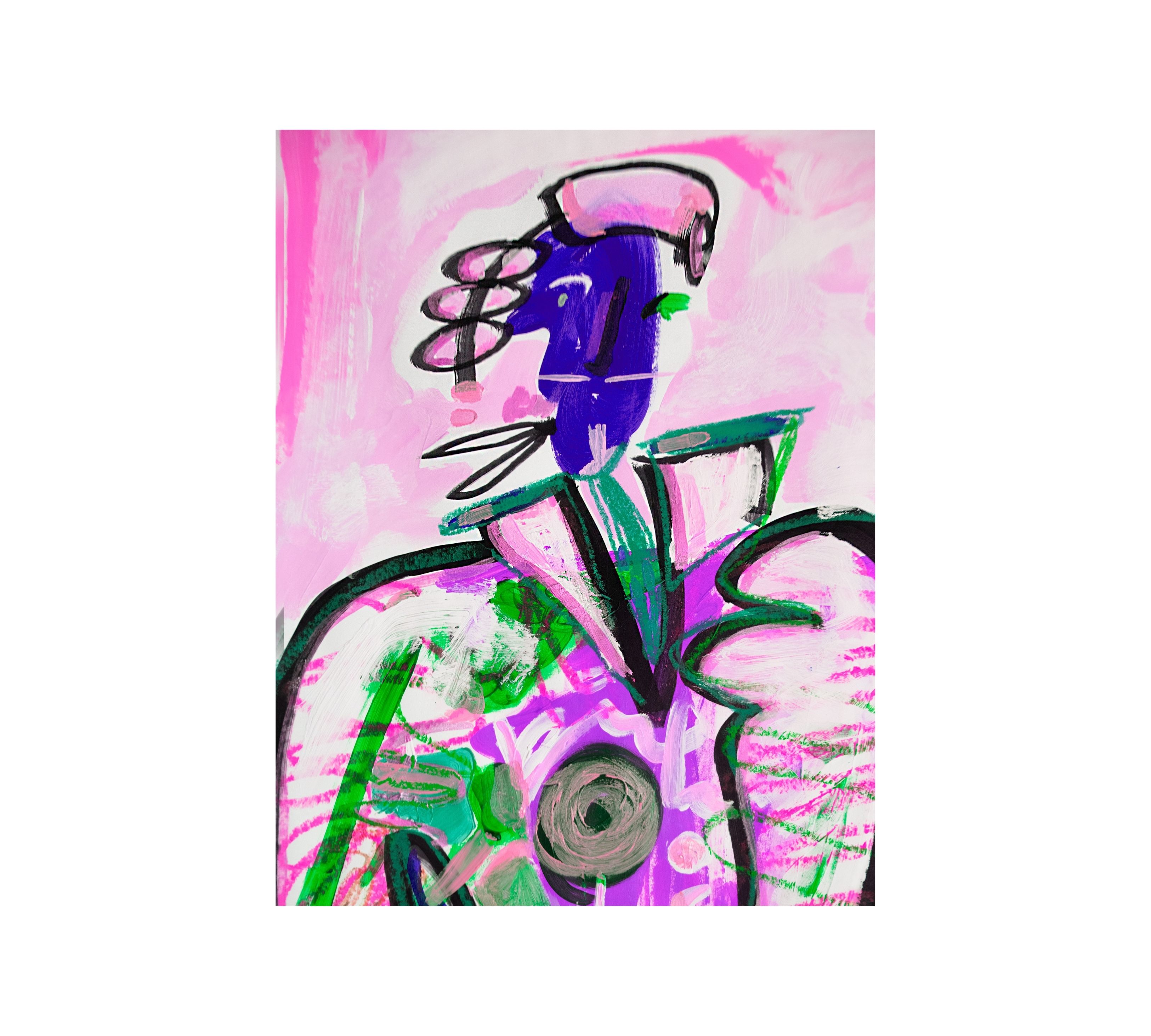 Lord From Sixsome Art Print Multicolored