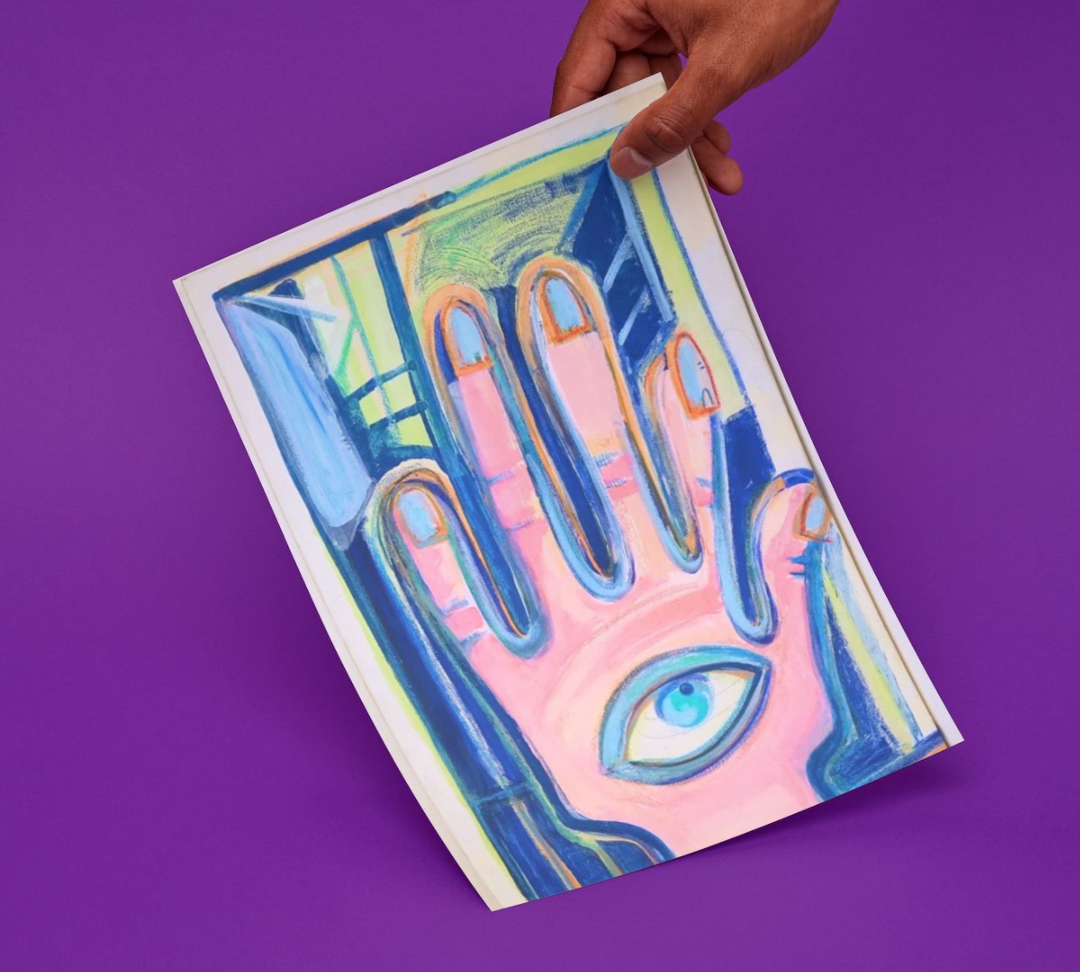 Fatima Art Print Multicolor