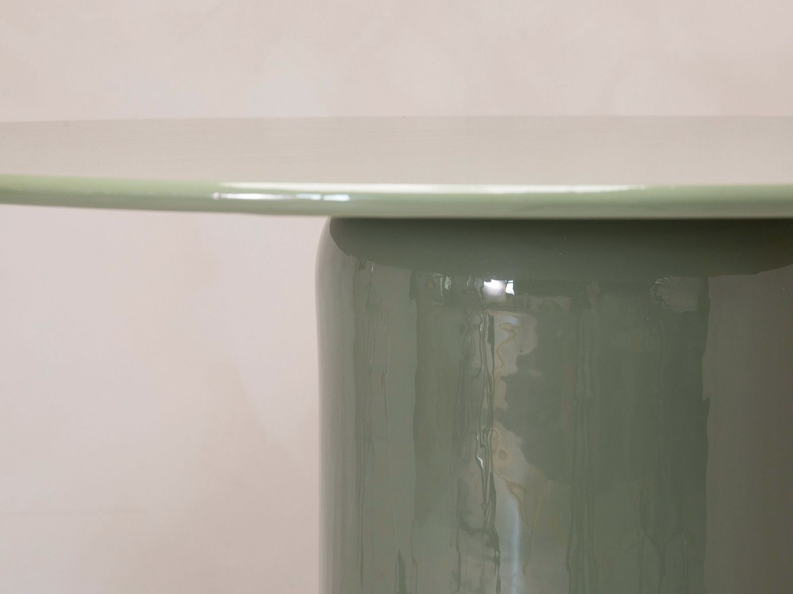 Clementin Side Table Metal Green 45x45 cm