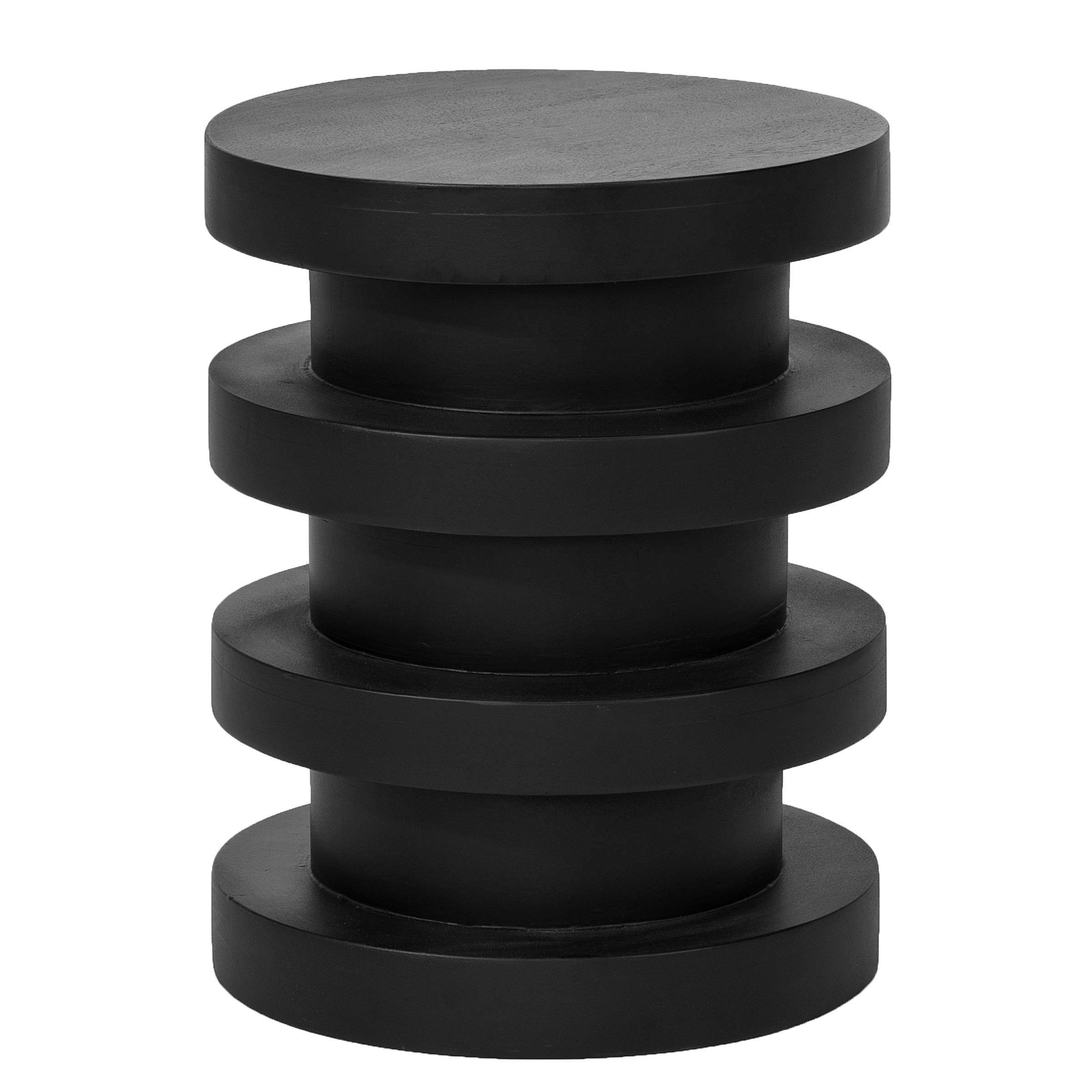 GHUME Solid Side Table Mango Black