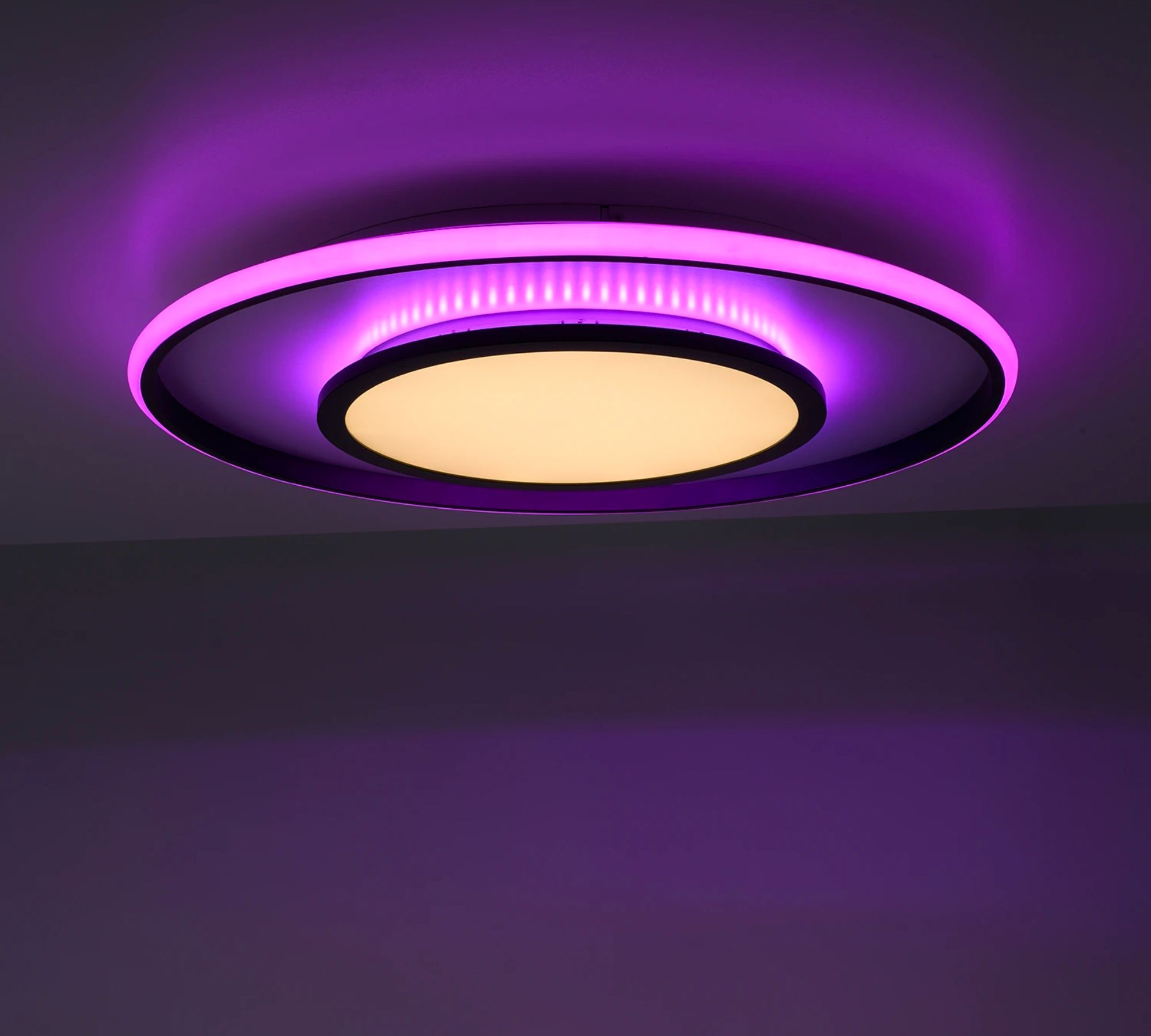 LED Deckenleuchte 1-flammig Kunststoff Metall
