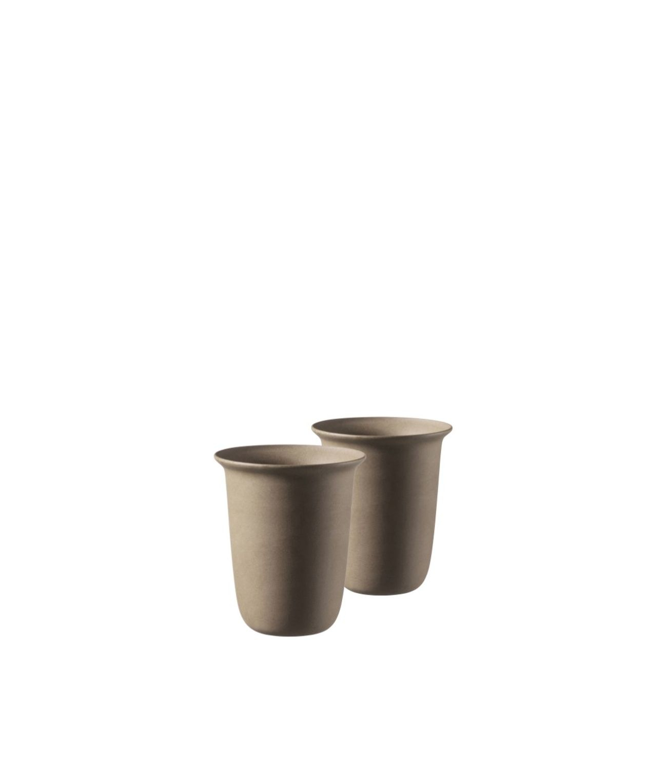 2x Ildpot Kaffeetasse Keramik Braun