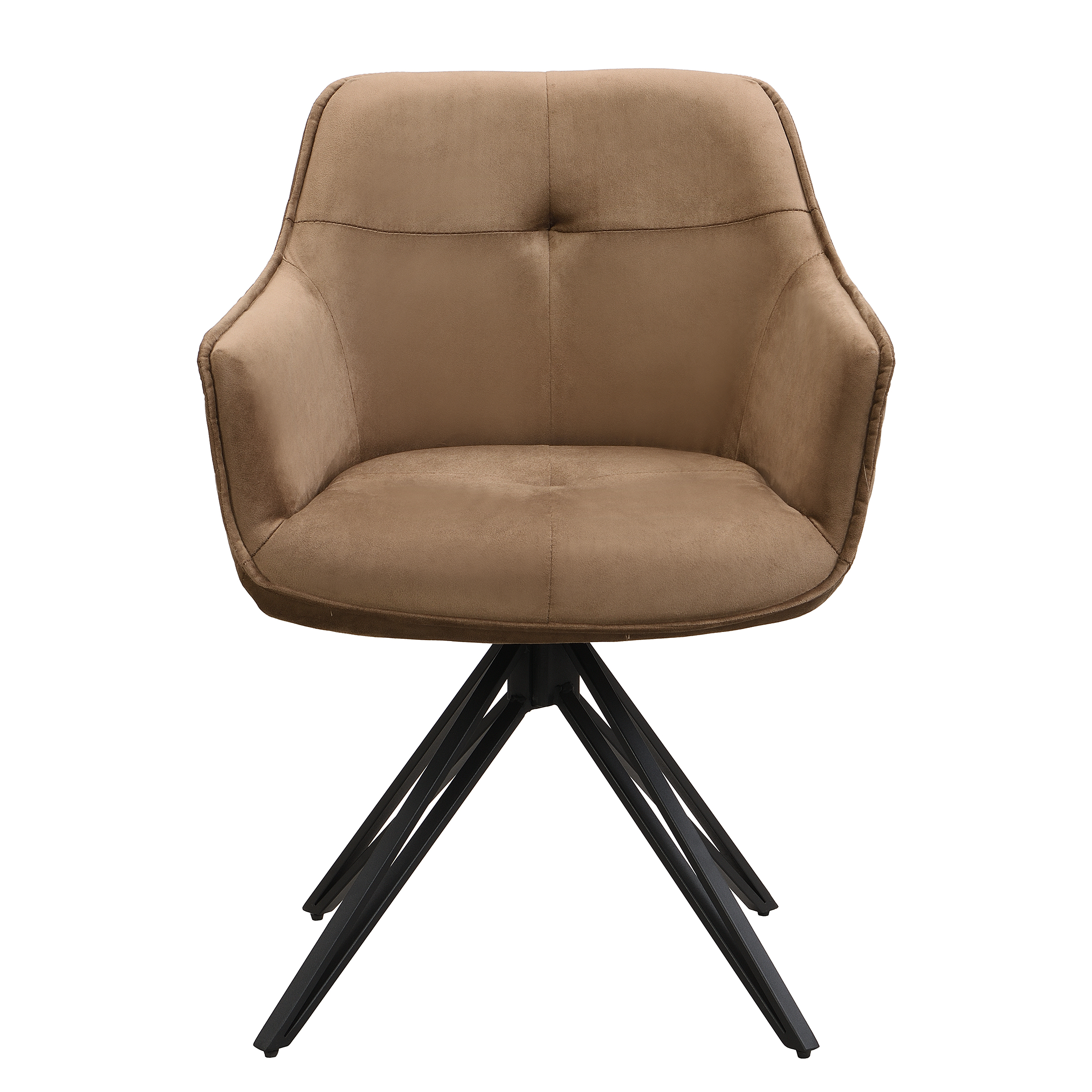 Armlehnenstuhl TEMOCHI Taupe