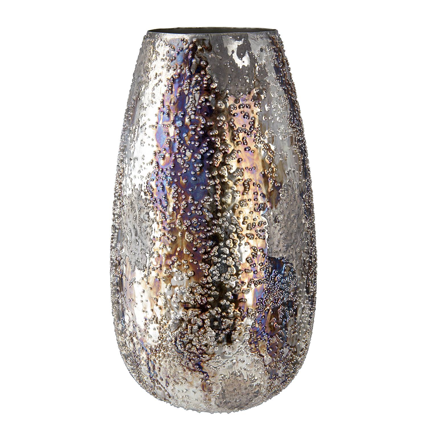 Pavone Vase Eisen Braun 17 x 30 cm