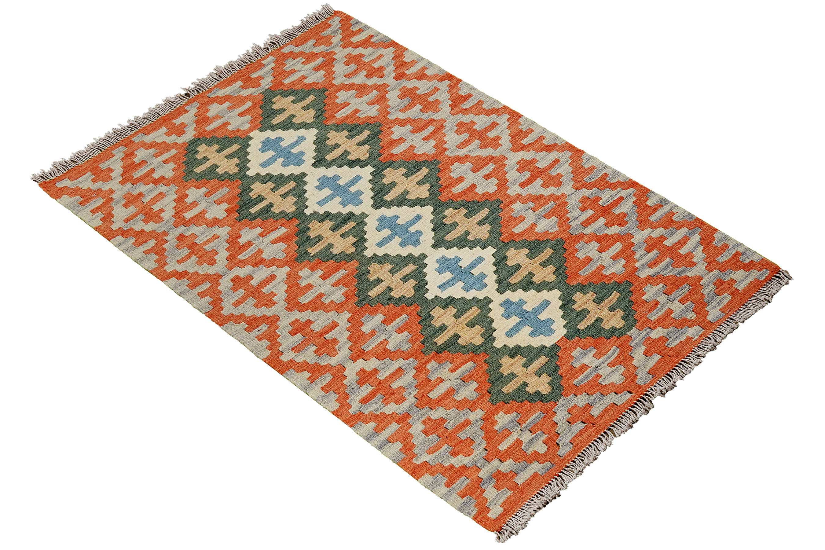 Kilim Gashgai Teppich Mehrfarbig
