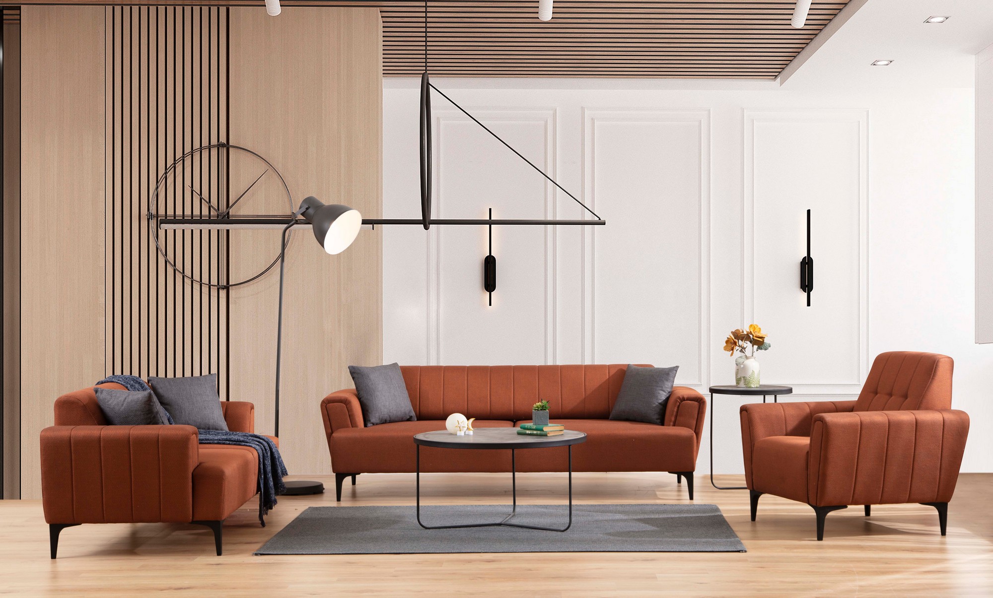 Hamlet 1-Sitzer Sofa Rot