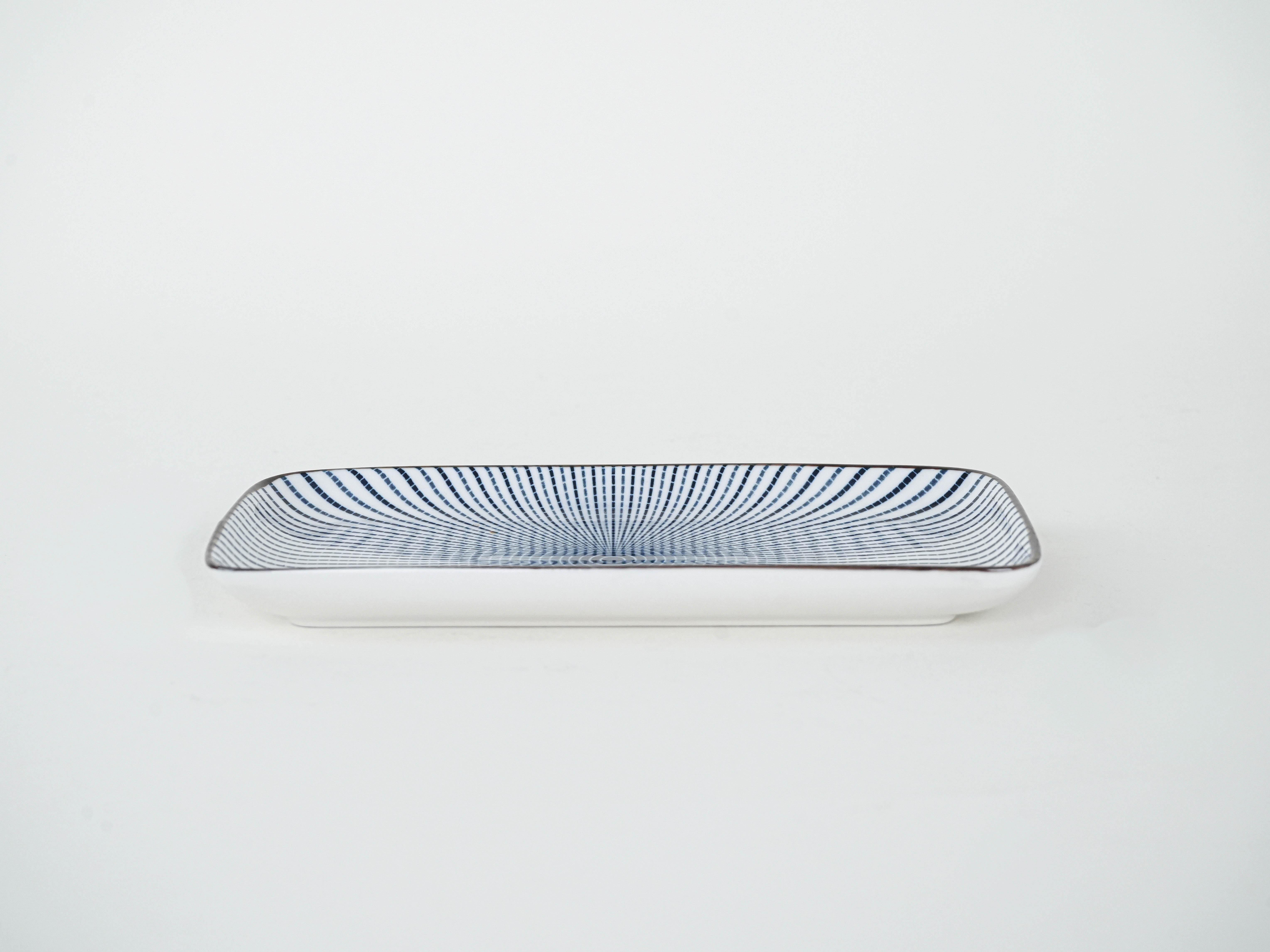 Porcelain plate Light blue 1970s