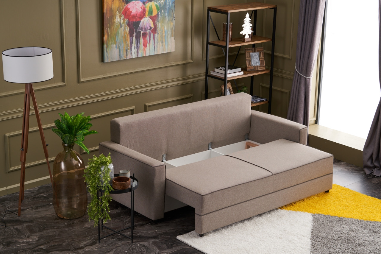 Ece Schlafsofa 2-Sitzer Creme