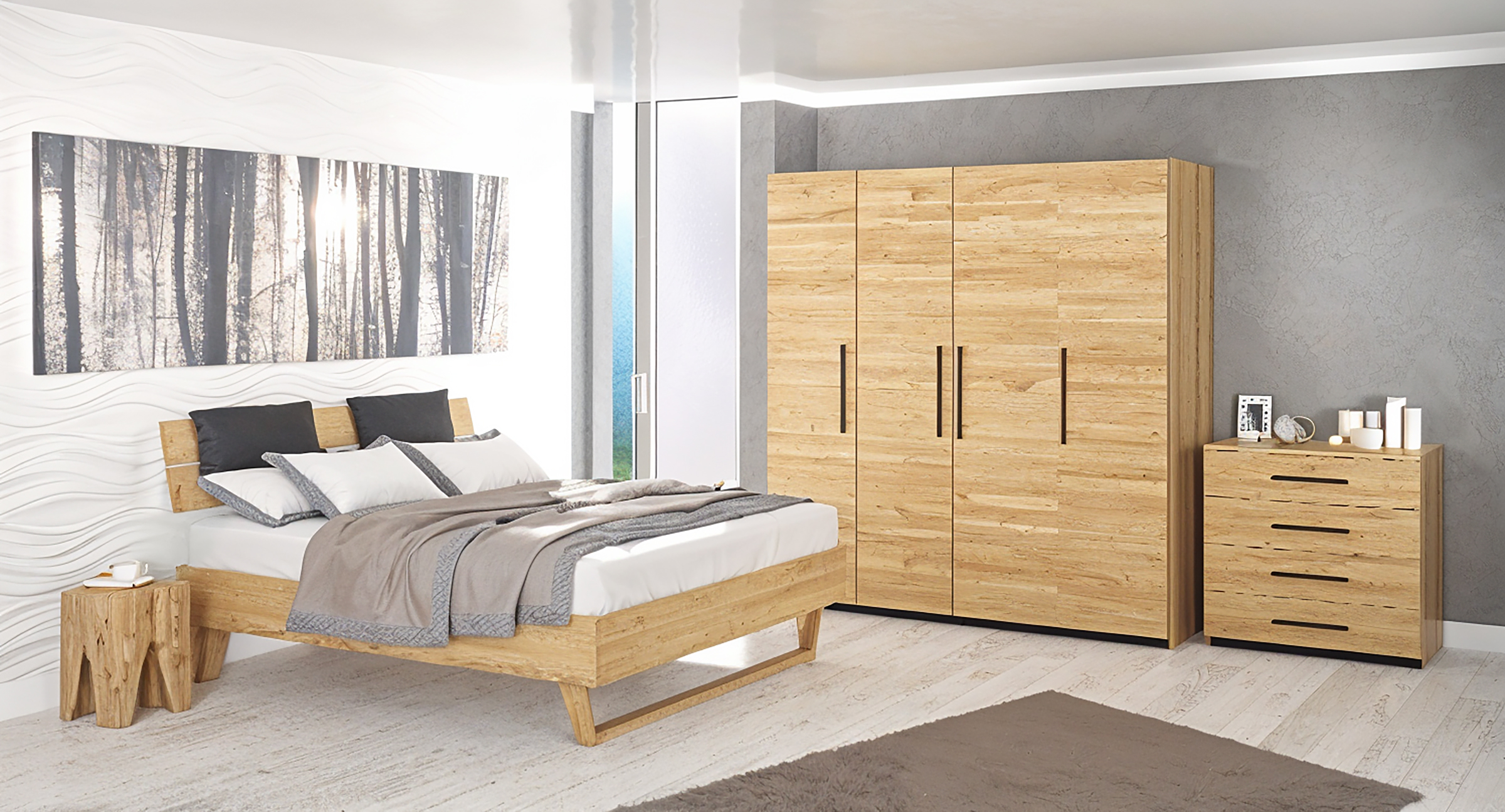 Nightstand Lachyan Oak