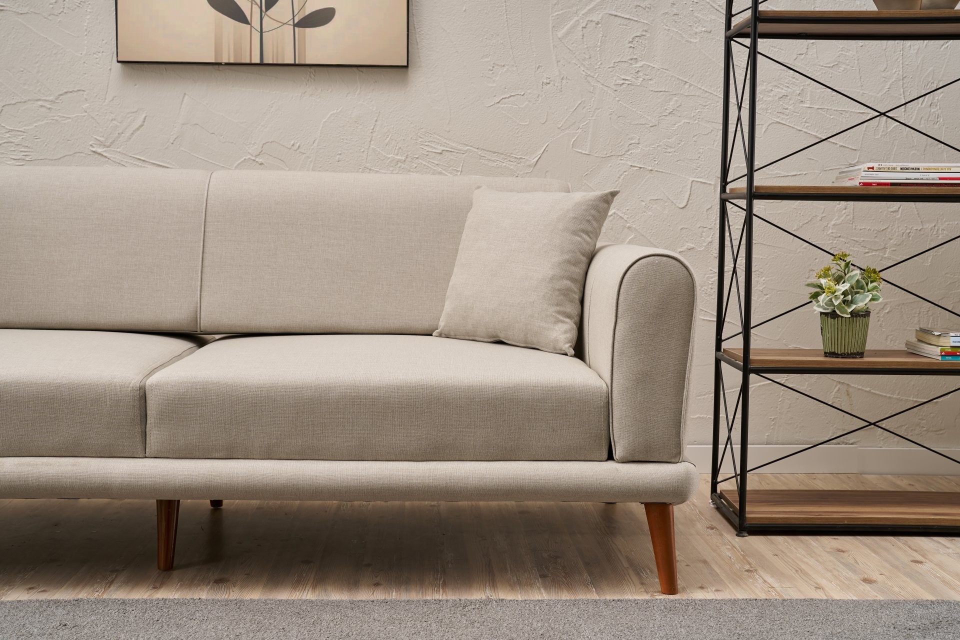 Seren Sofa 3-Sitzer Creme