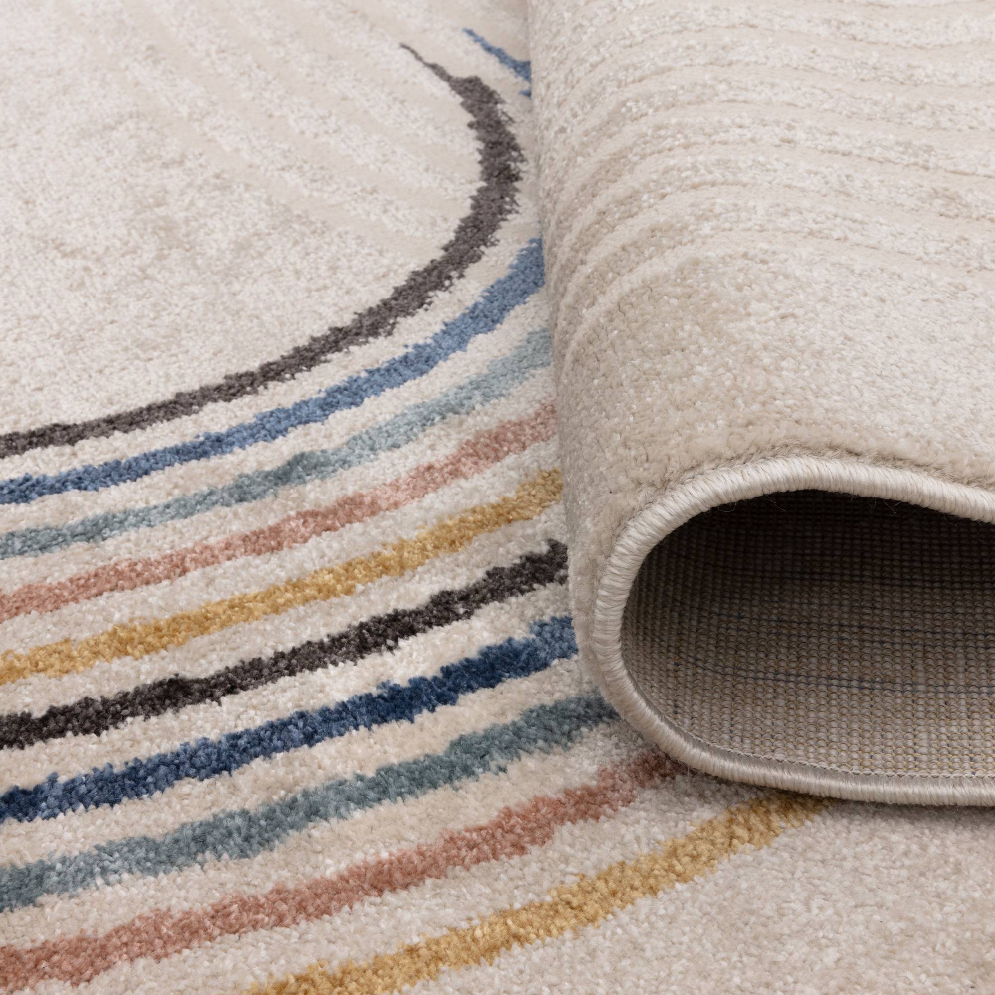 Carpet Multicolor Abstract Pattern 120x160cm