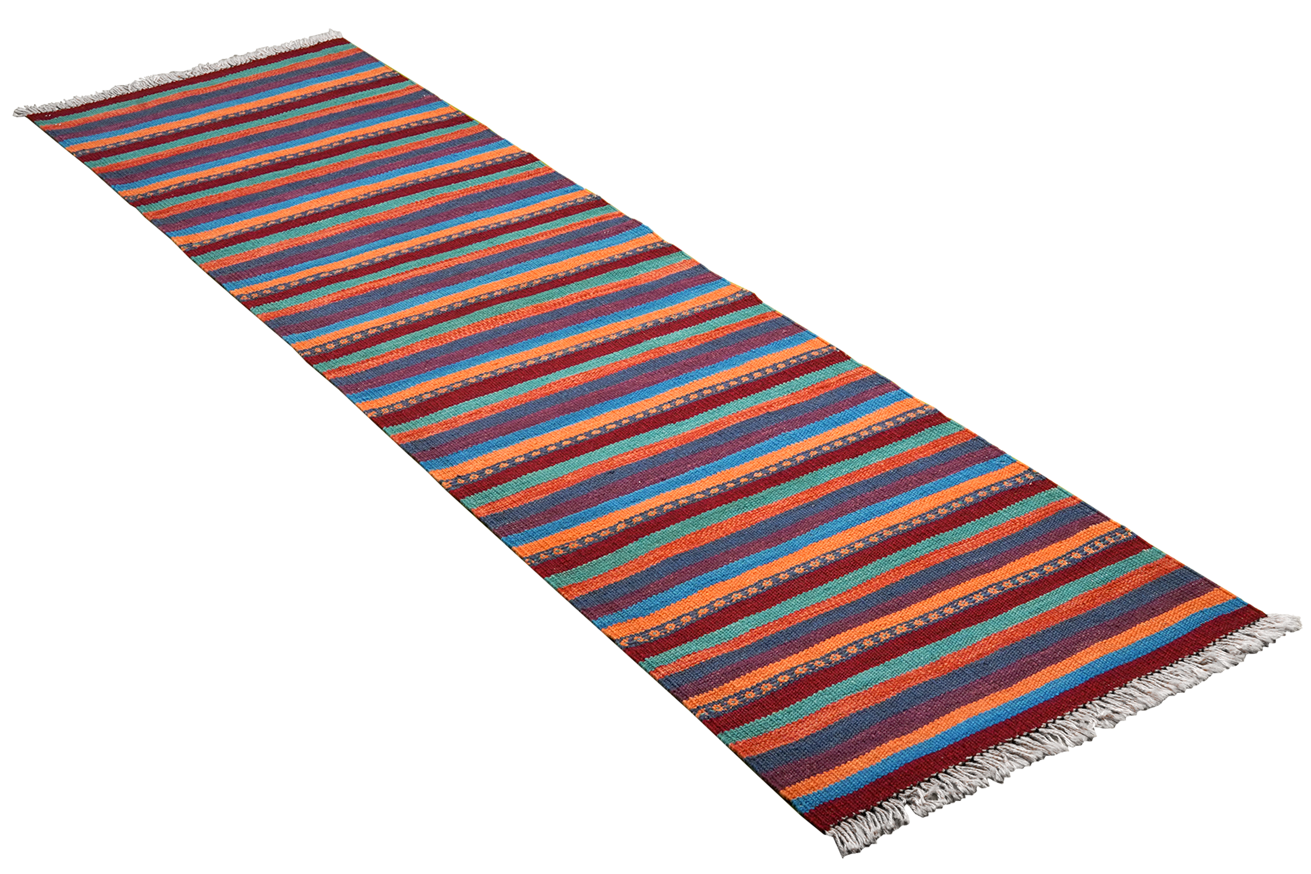 Kilim Gashgai Teppich Wolle Mehrfarbig