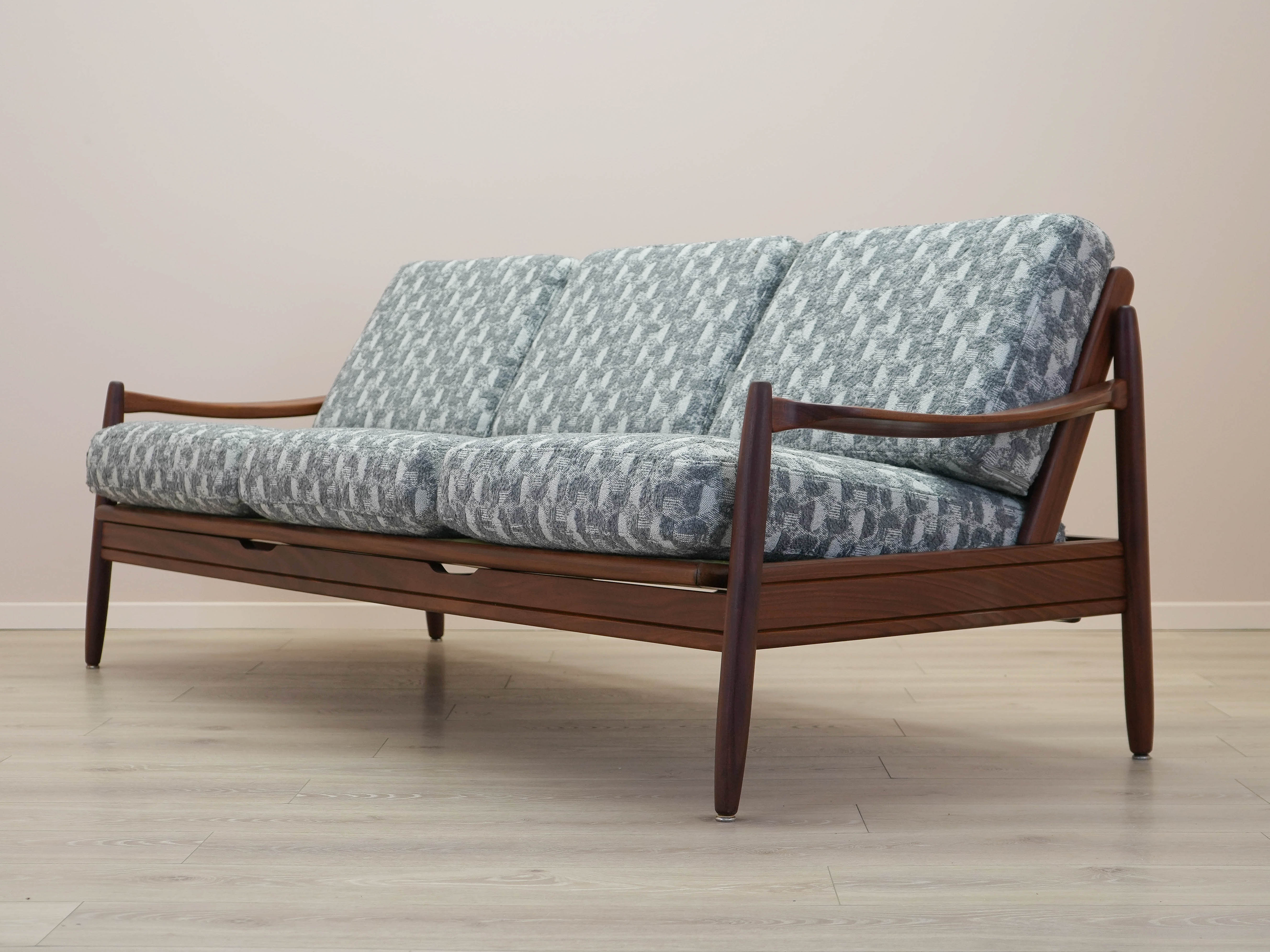 3-seater teak sofa 1970s