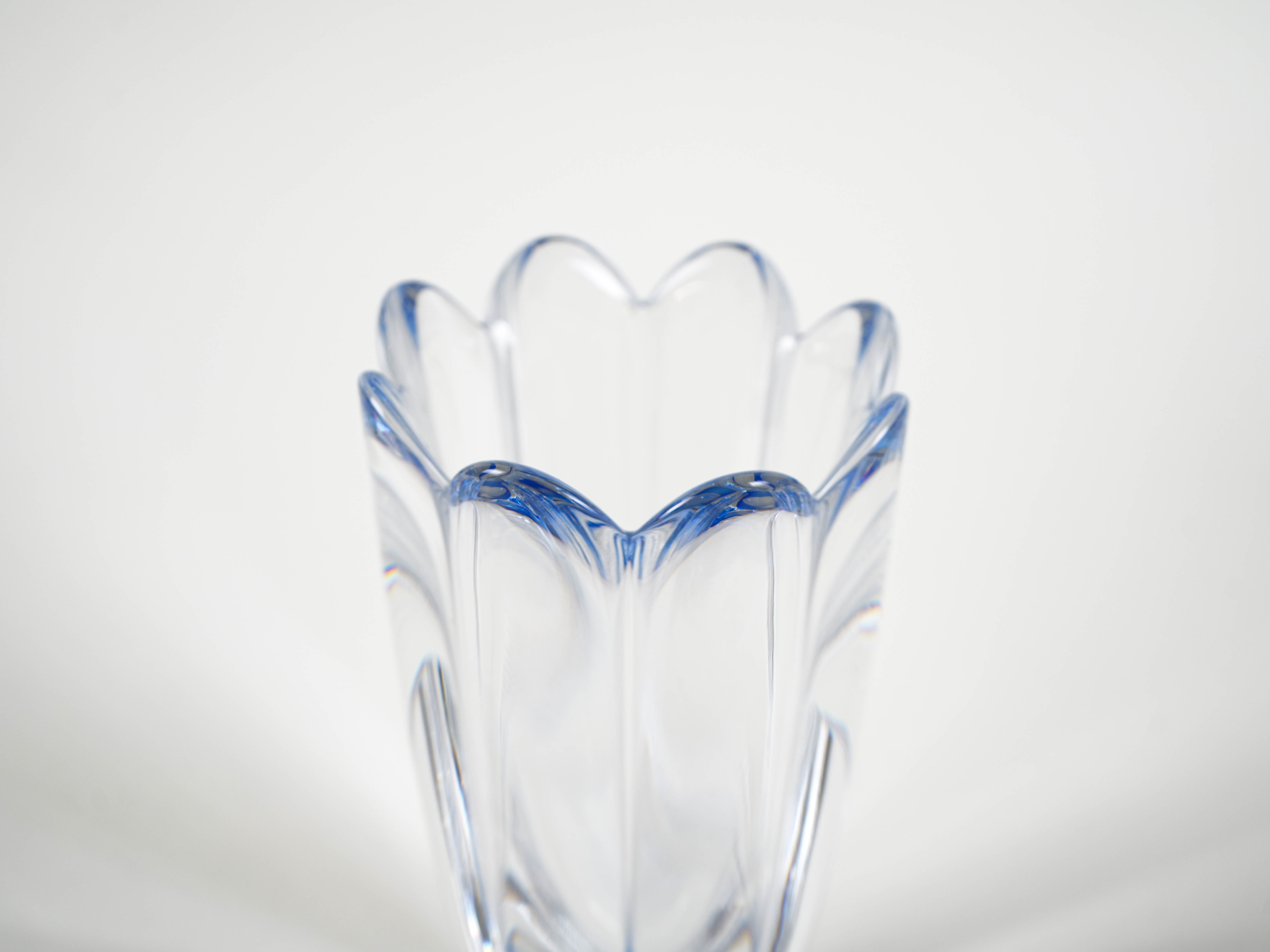 Mayflower glass vase 1960s Jan Johansson Orrefors
