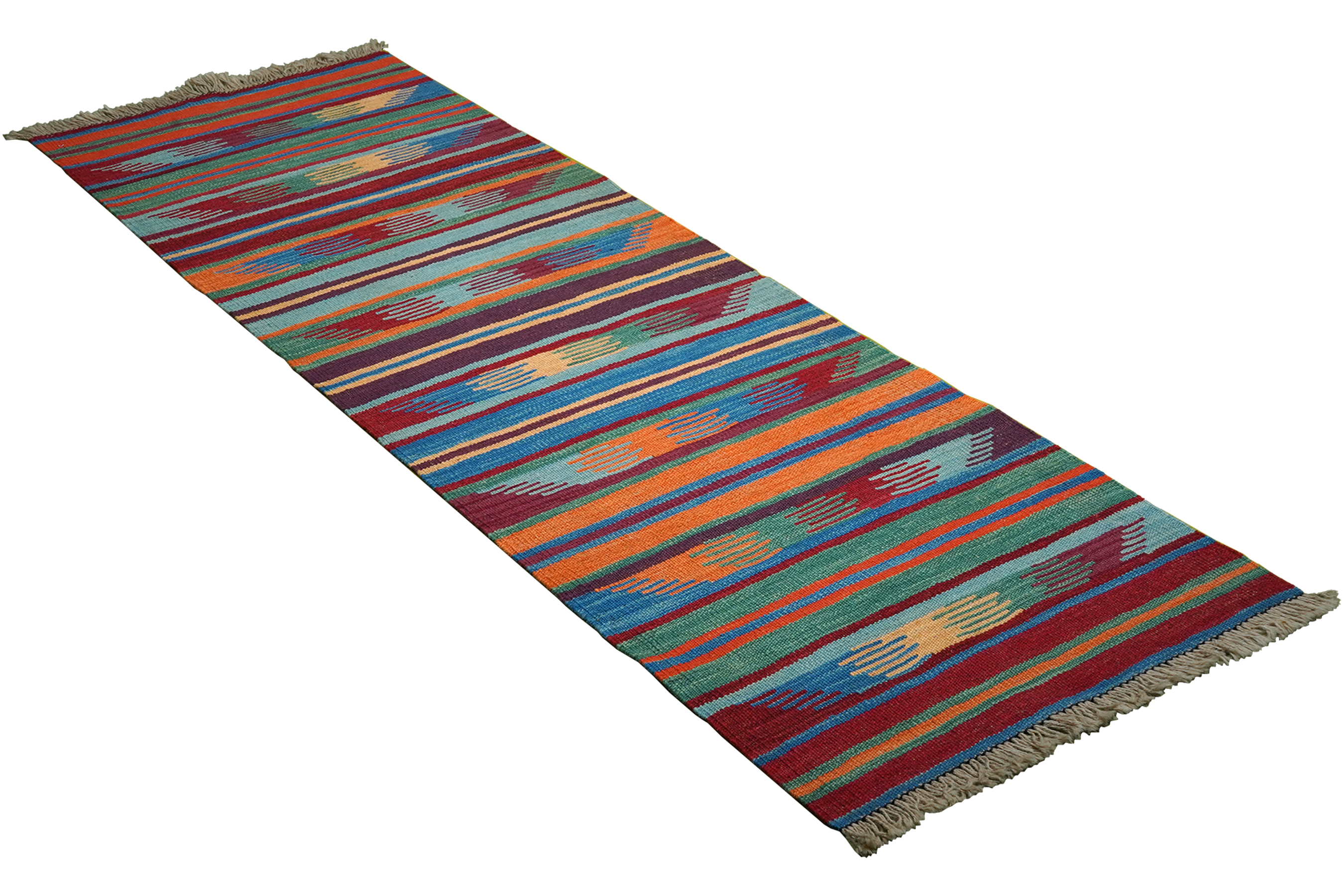 Kilim Gashgai Teppich Mehrfarbig