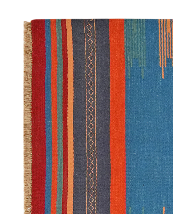 Kilim Gashgai Teppich Mehrfarbig