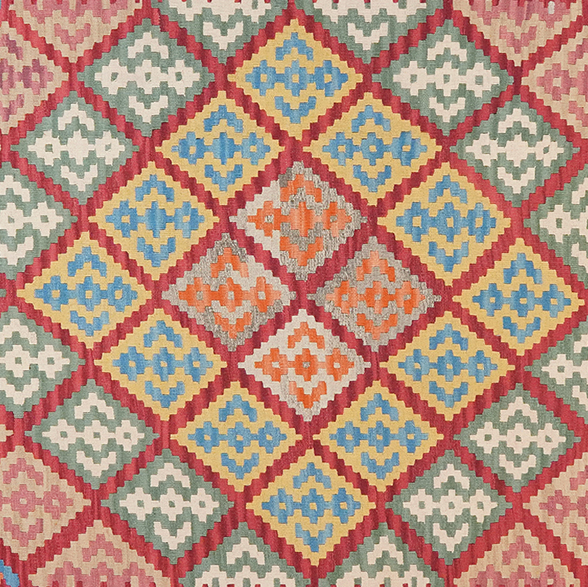 Kilim Gashgai Teppich Mehrfarbig