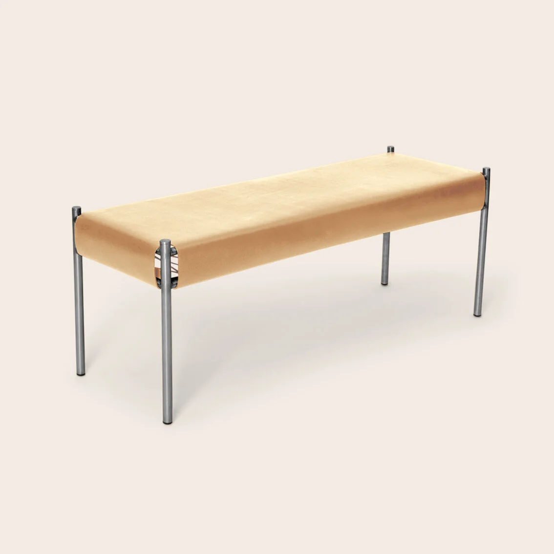 Day Bench Leather Natural