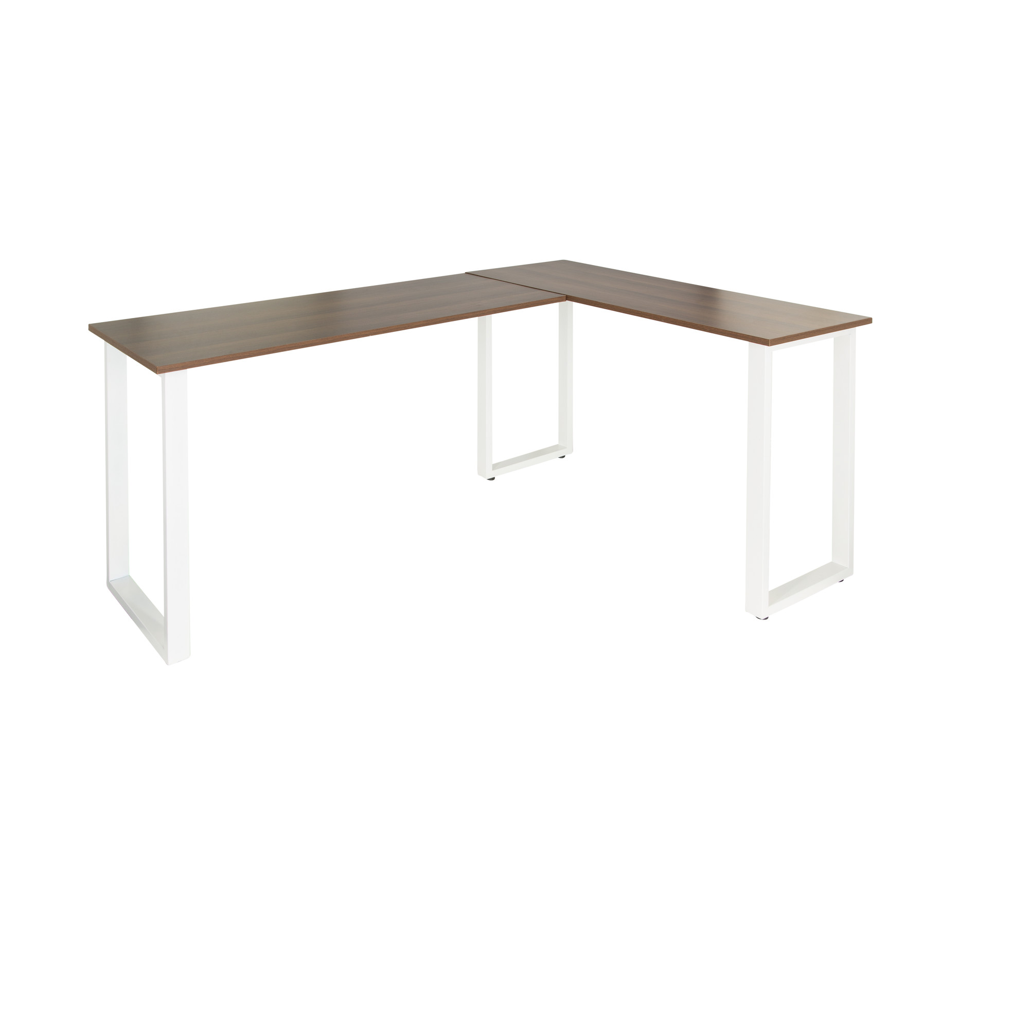 WORKSPACE BASIC I  Corner desk wood walnut