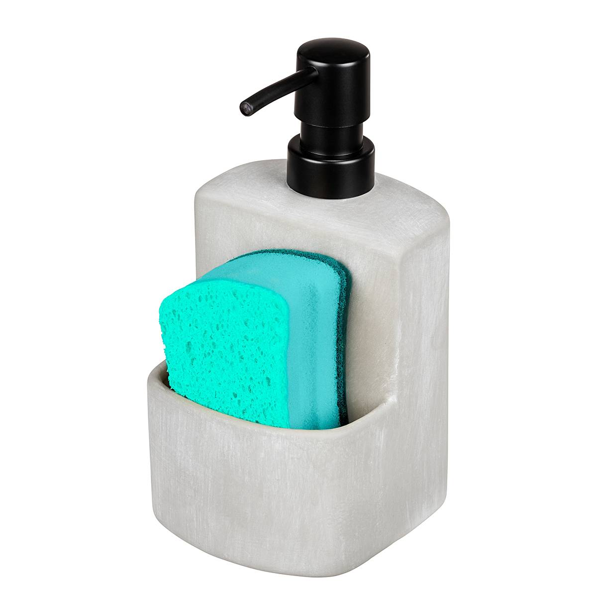 Festival Dish Soap Stand Concrete Plastic Grey