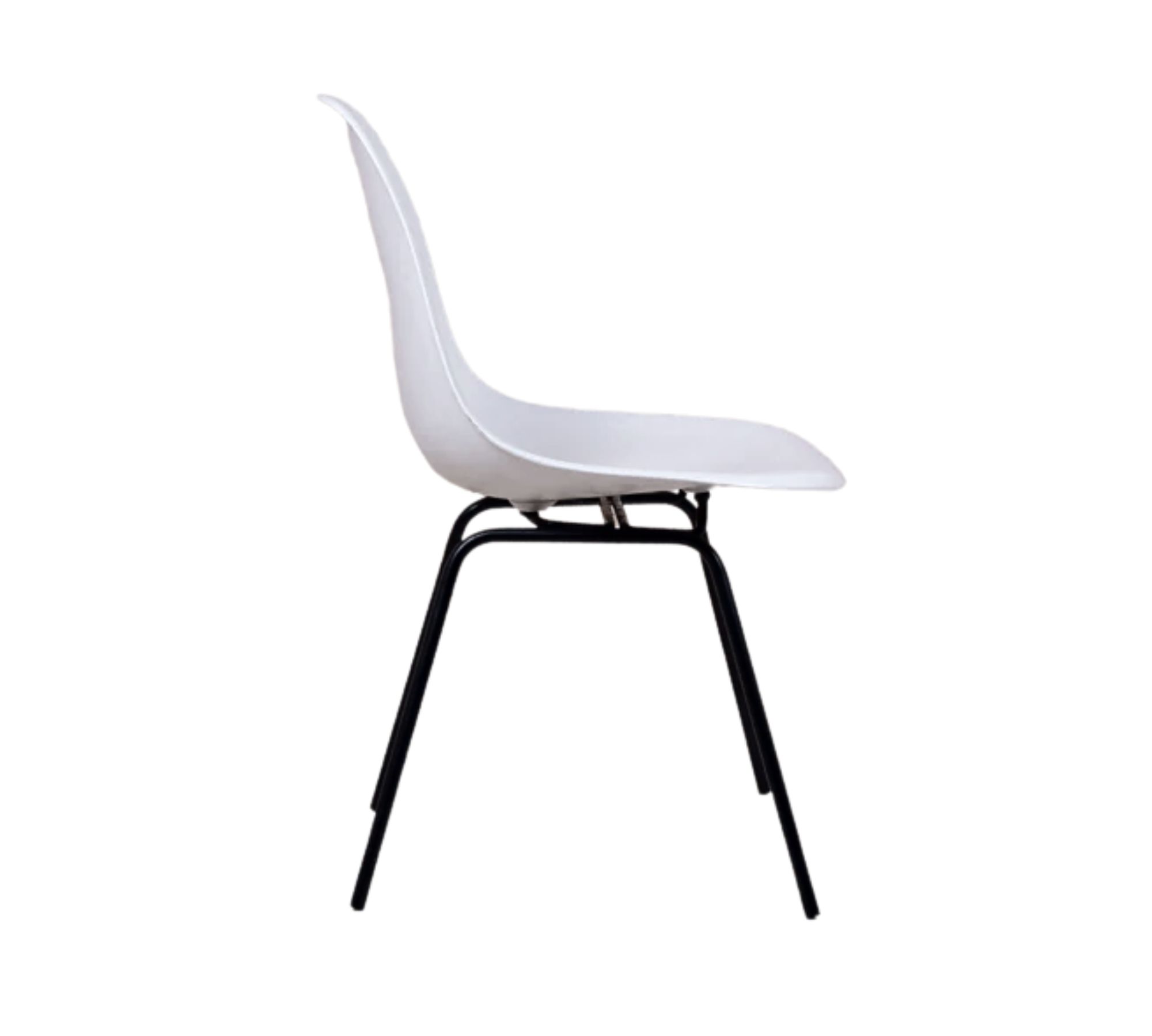 Eames DSS Plastic Side Chair DS Weiß