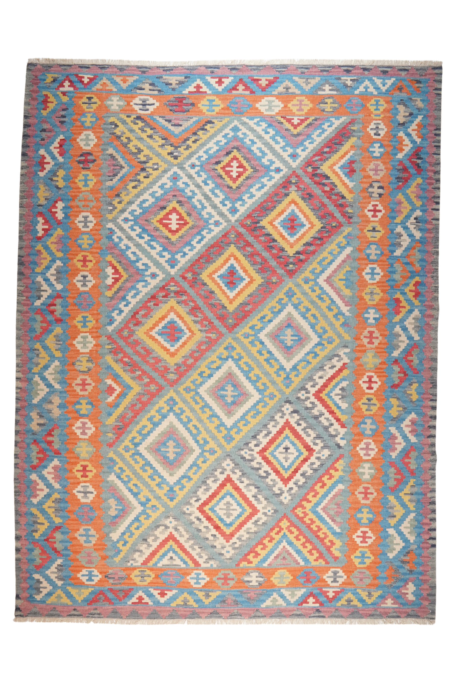 Kilim Gashgai Teppich Mehrfarbig