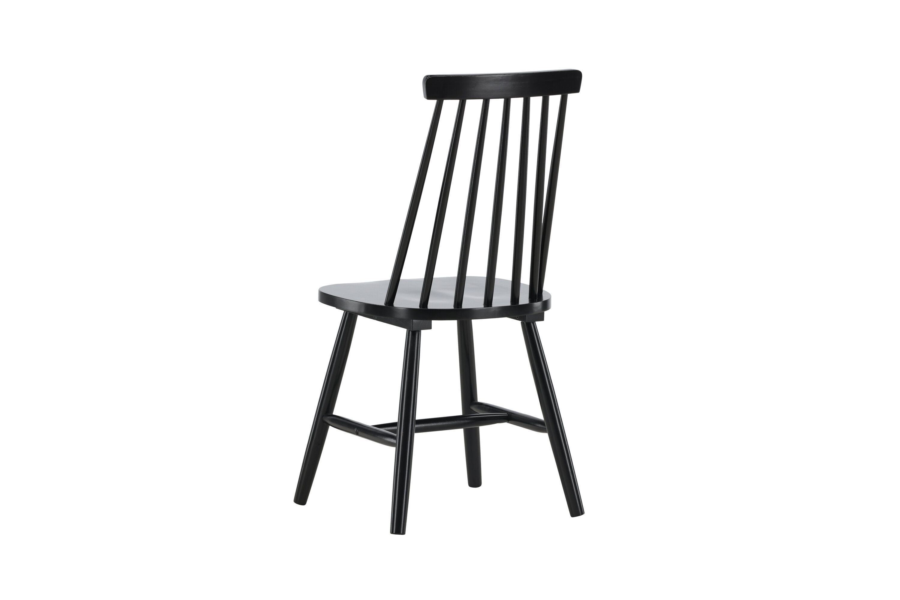 Lönneberga 2x Dining chair set Rubberwood Black