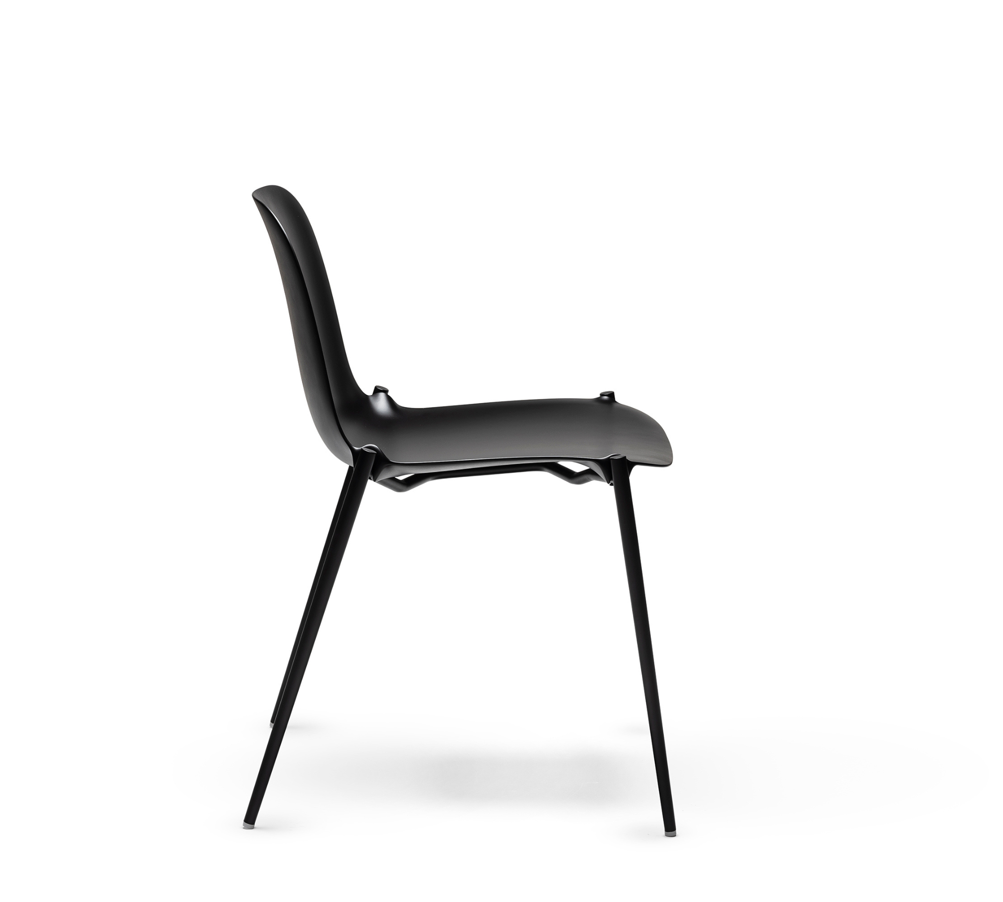 Dogo S Sedia Plastica Metallo Nero