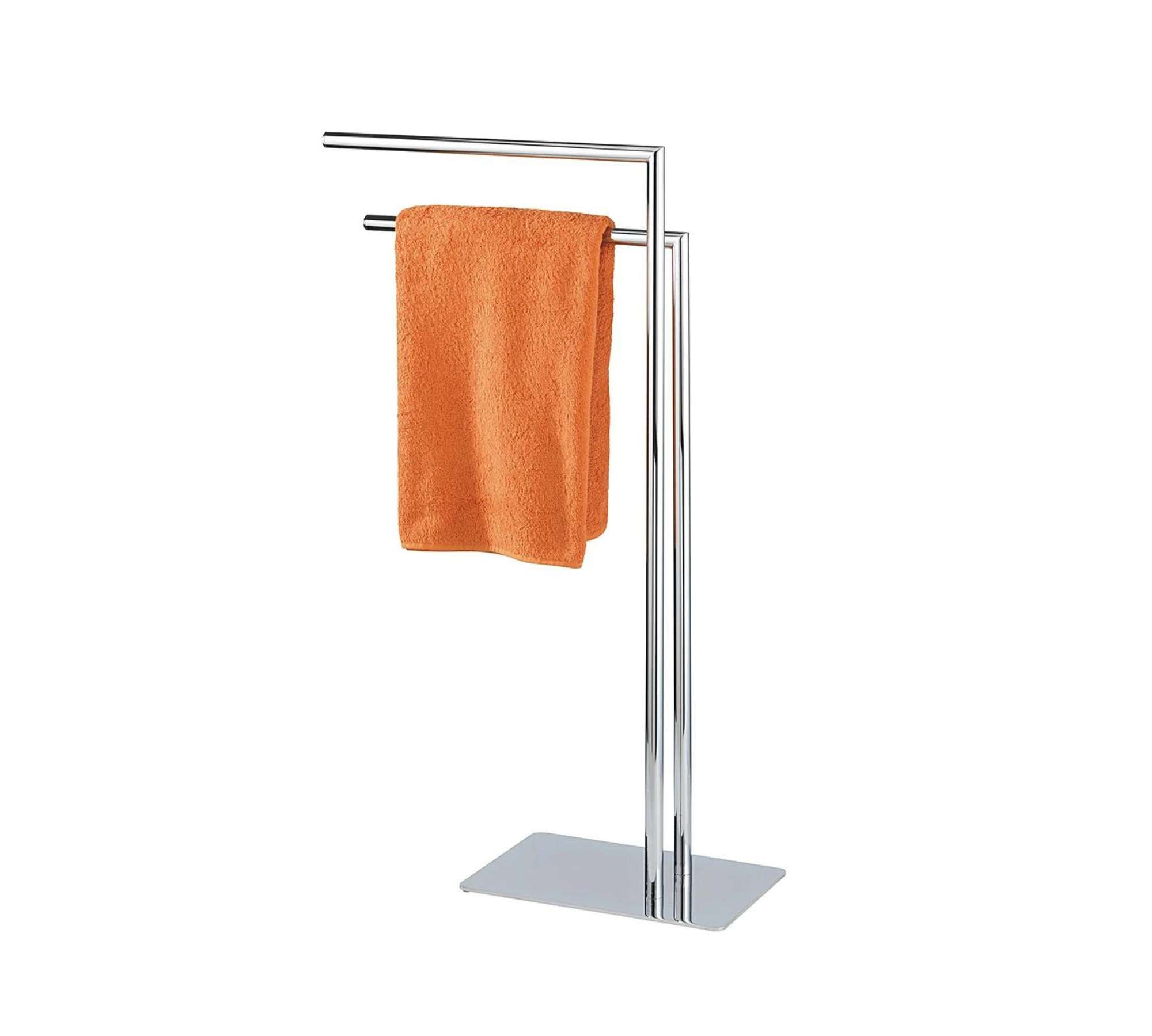 Handtuchständer Metall Grau