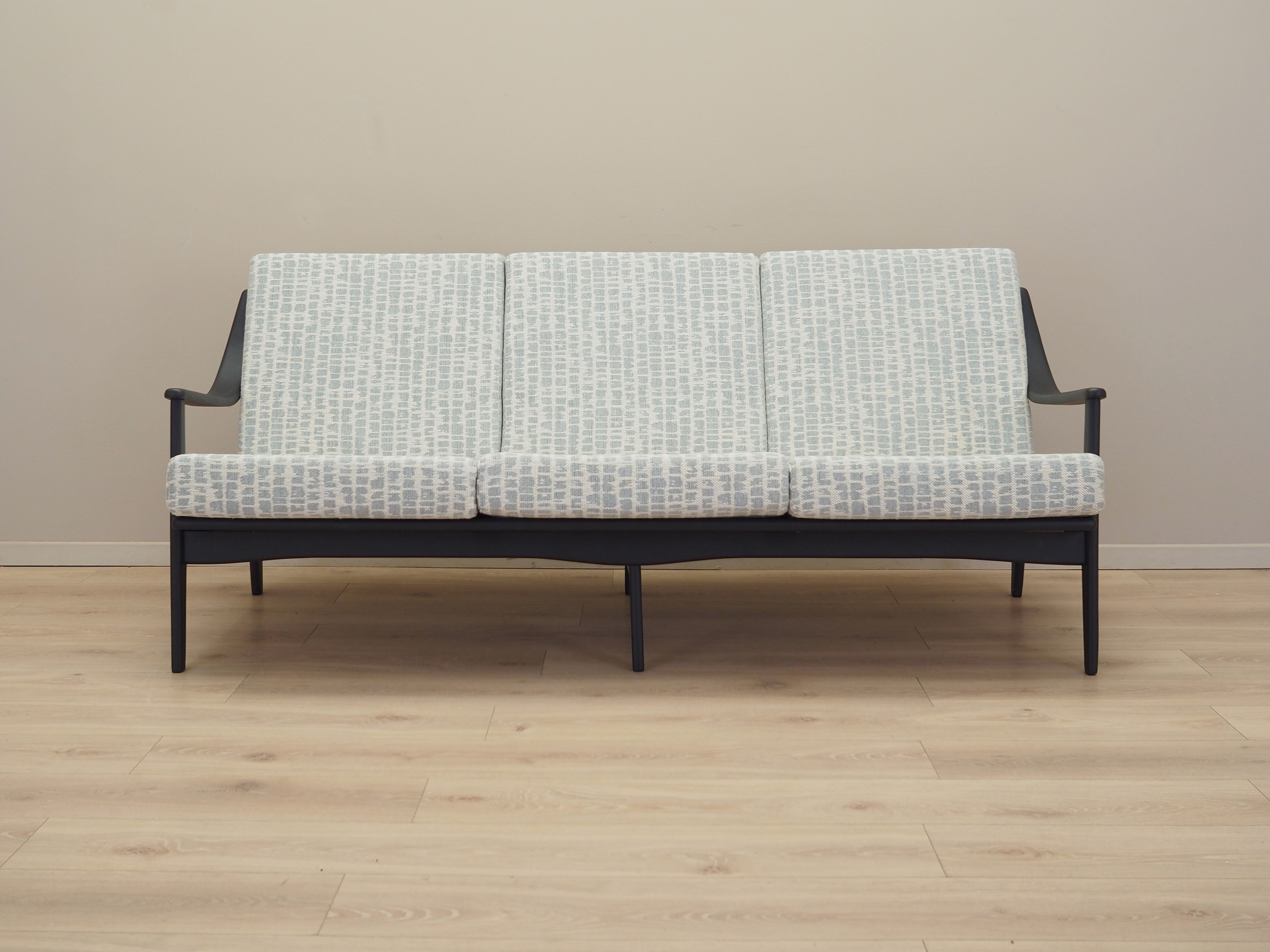 3-Sitzer Sofa Grau 1960er Jahre