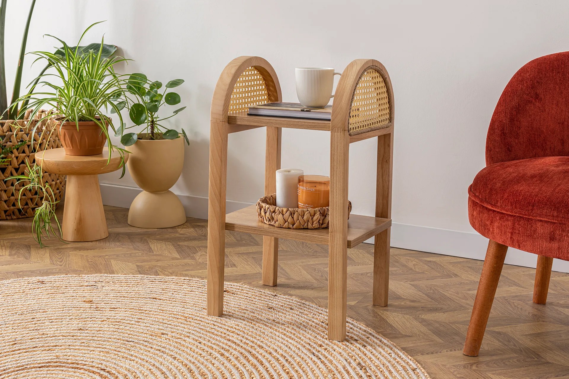 Nala 62 Side table Brown