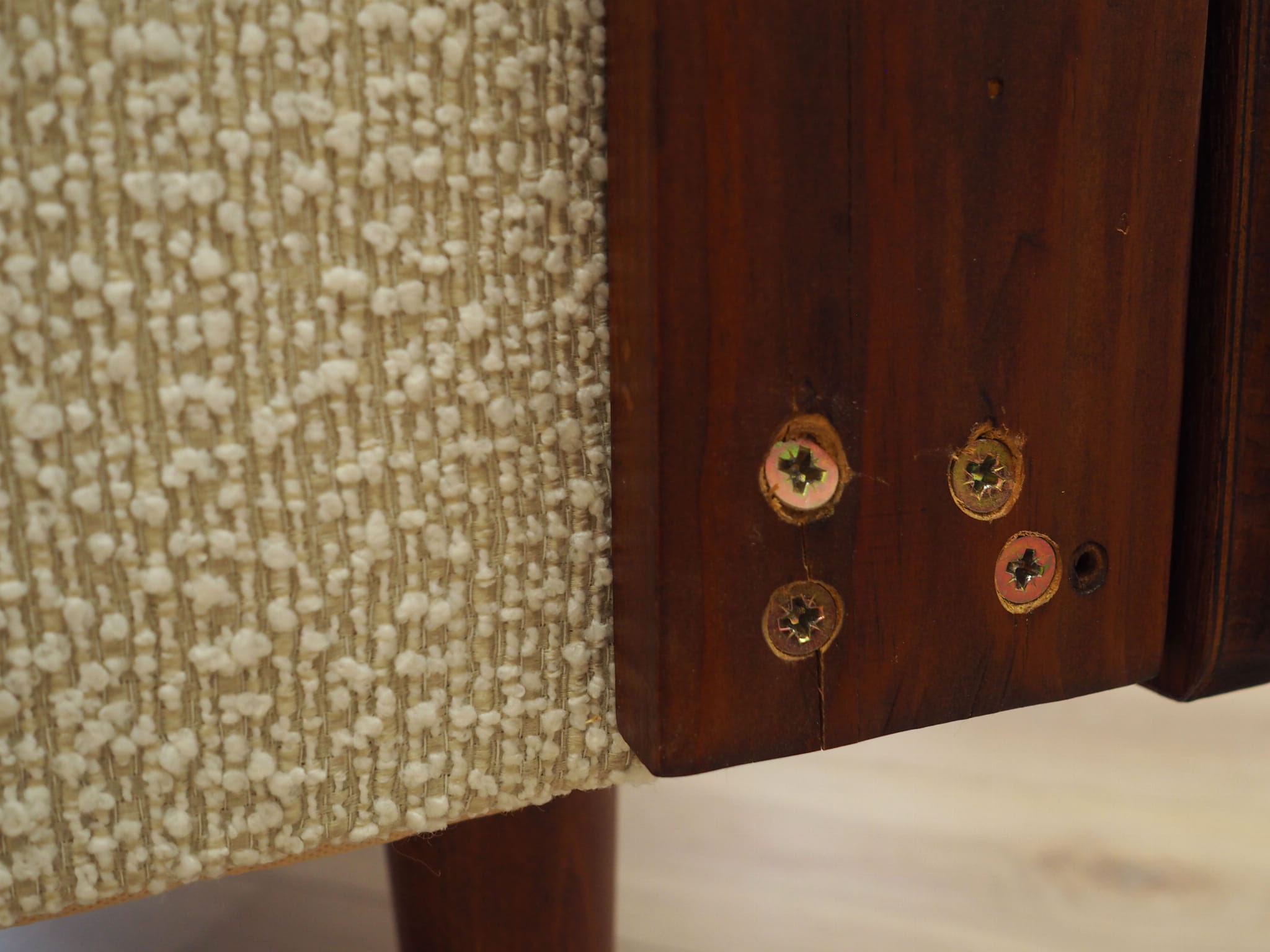 2-Sitzer Sofa Beige 1970er Jahre