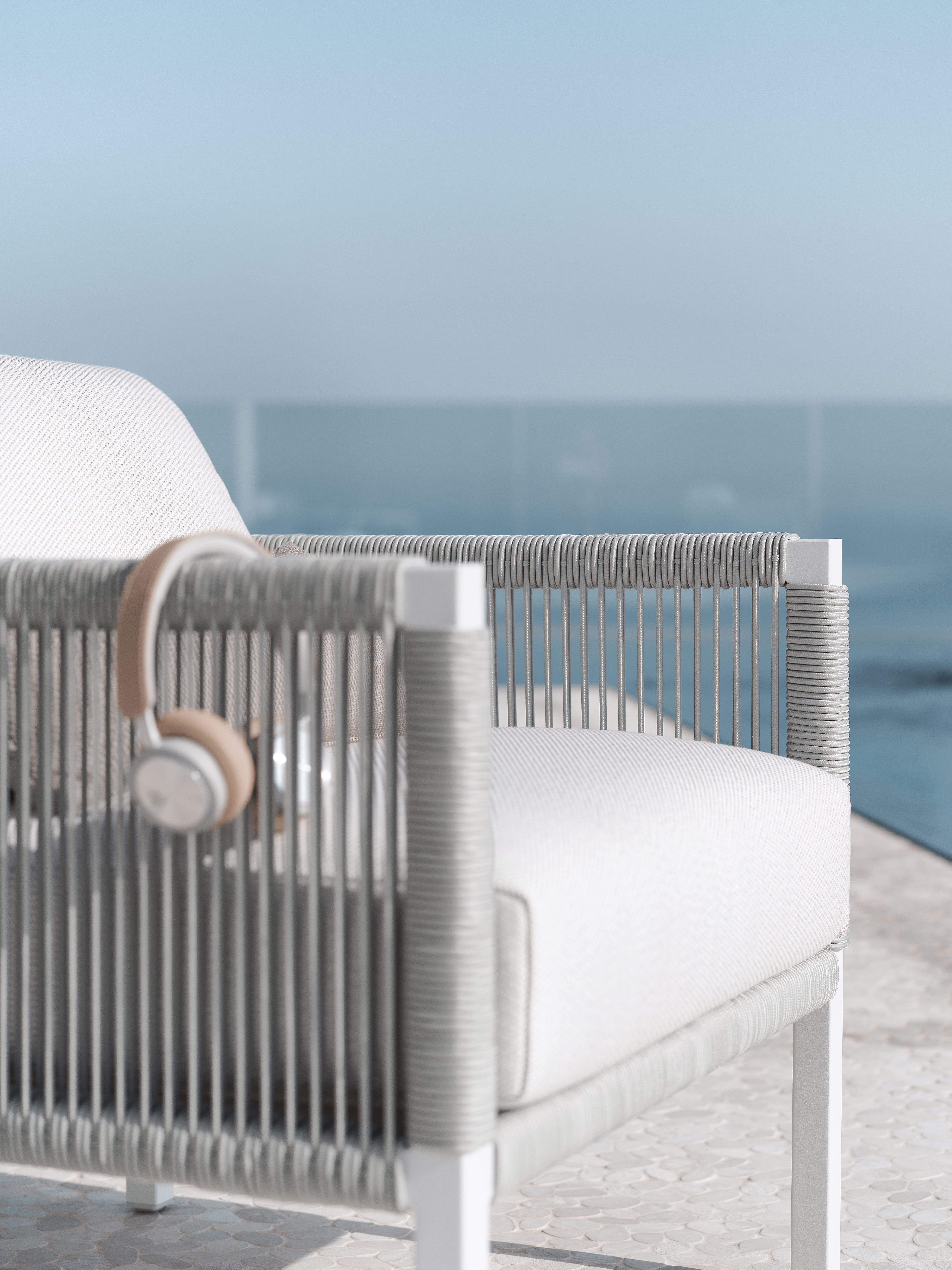 Club Garten Loungesessel Grau