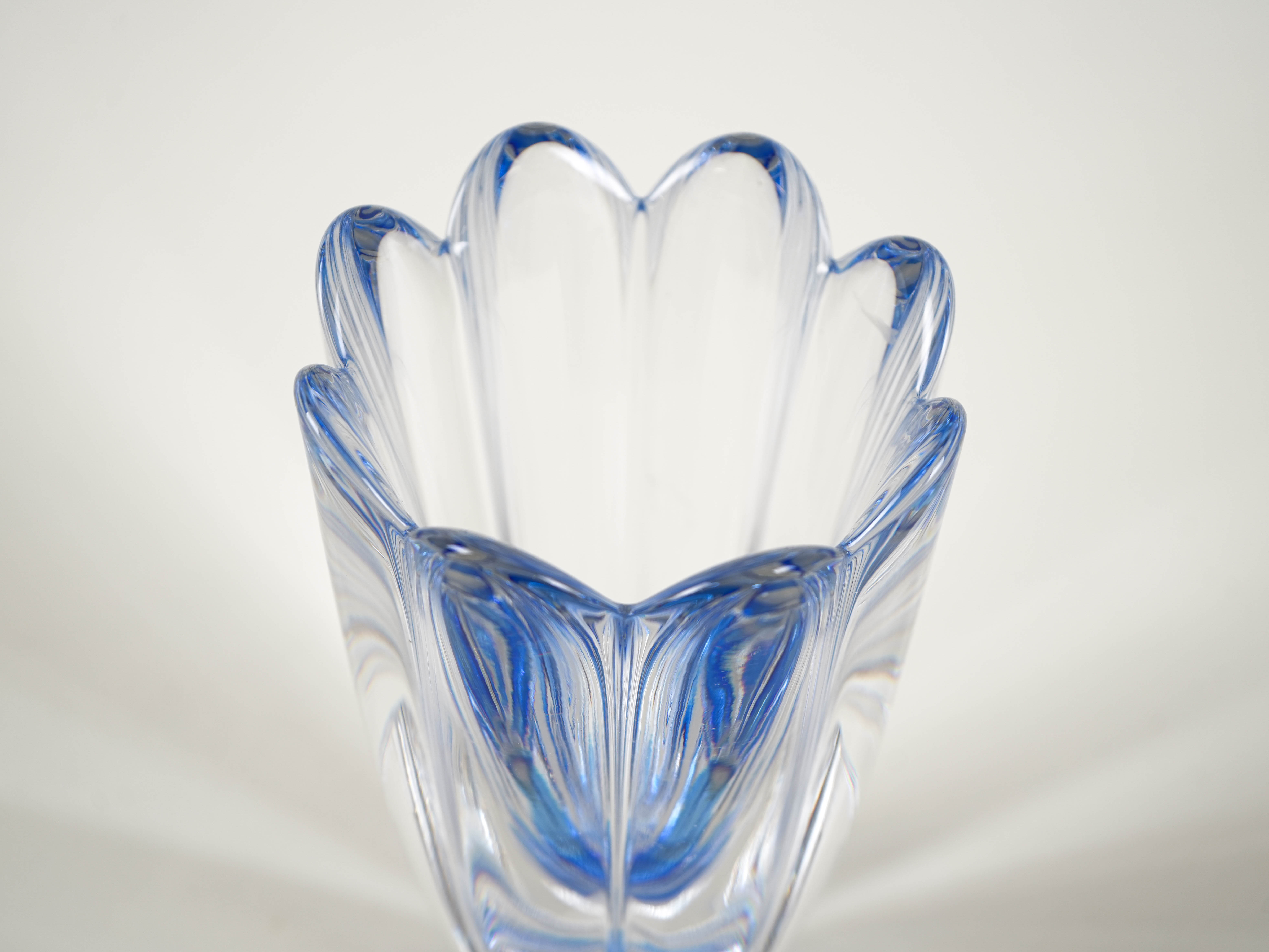 Mayflower glass vase 1960s Jan Johansson Orrefors