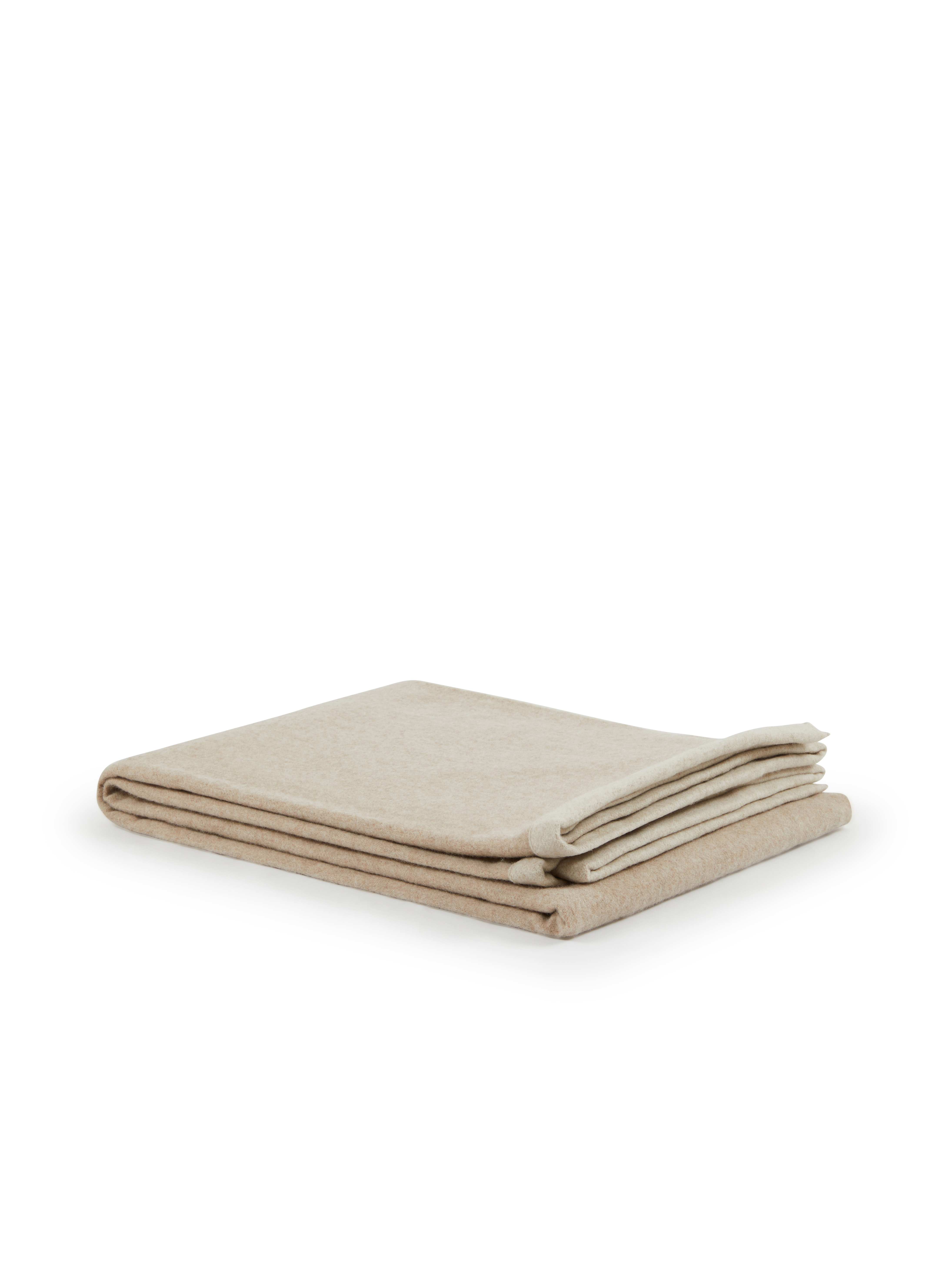 Itaca Decke 100% Schurwolle Beige