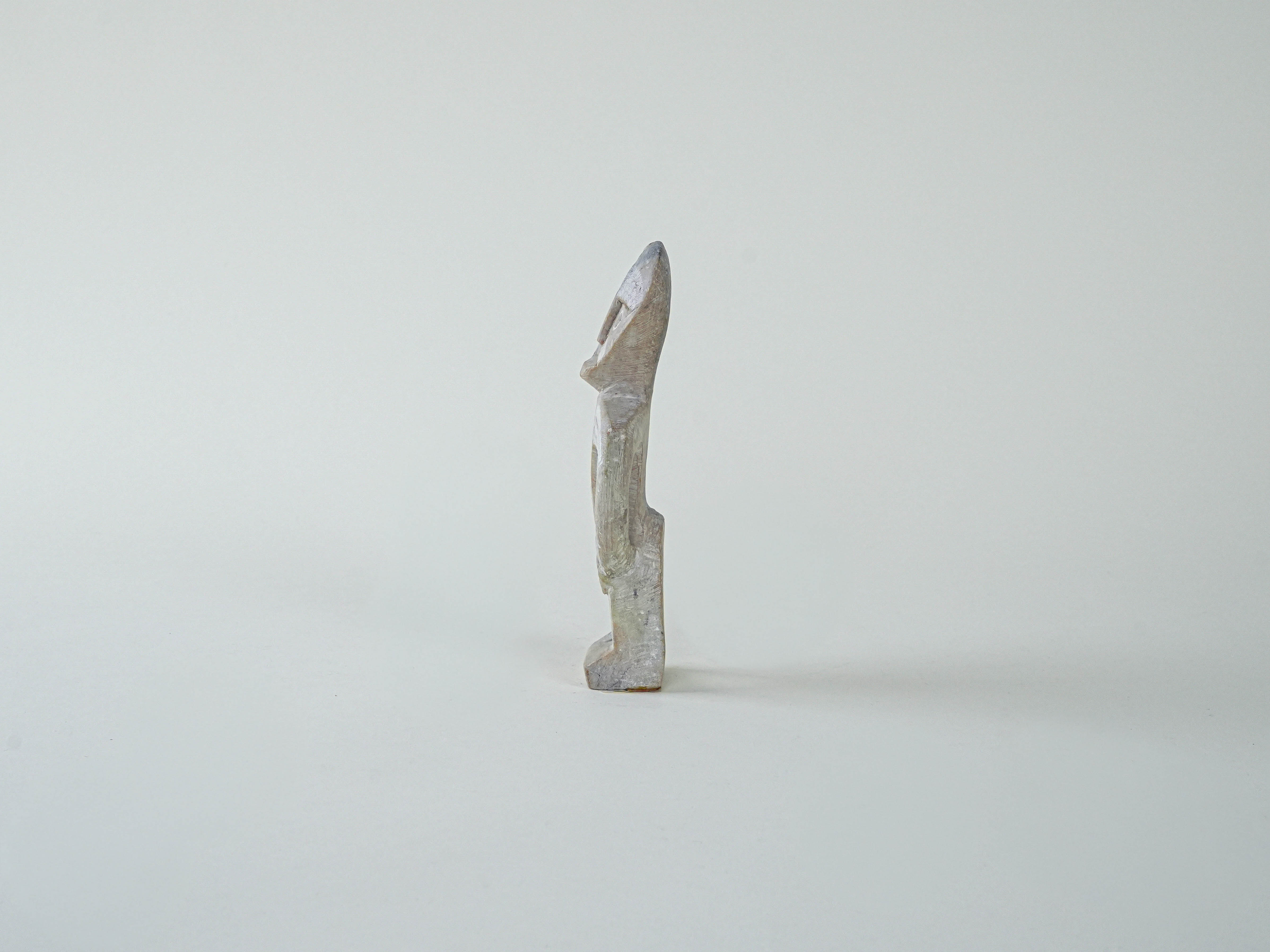 Steintotem-Figur Grau 1970er Jahre