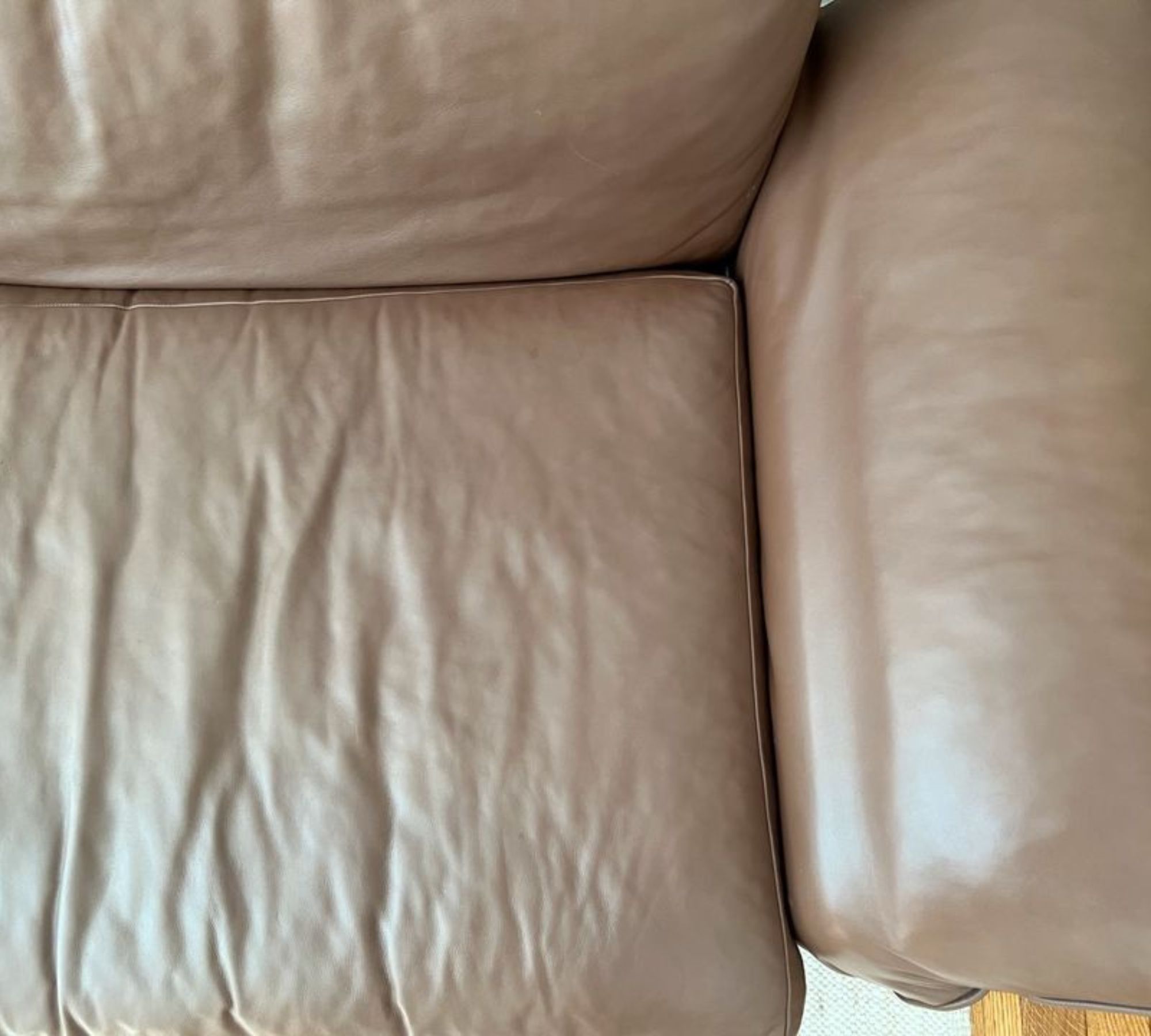 Denver Sofa 2-Sitzer Leder Braun