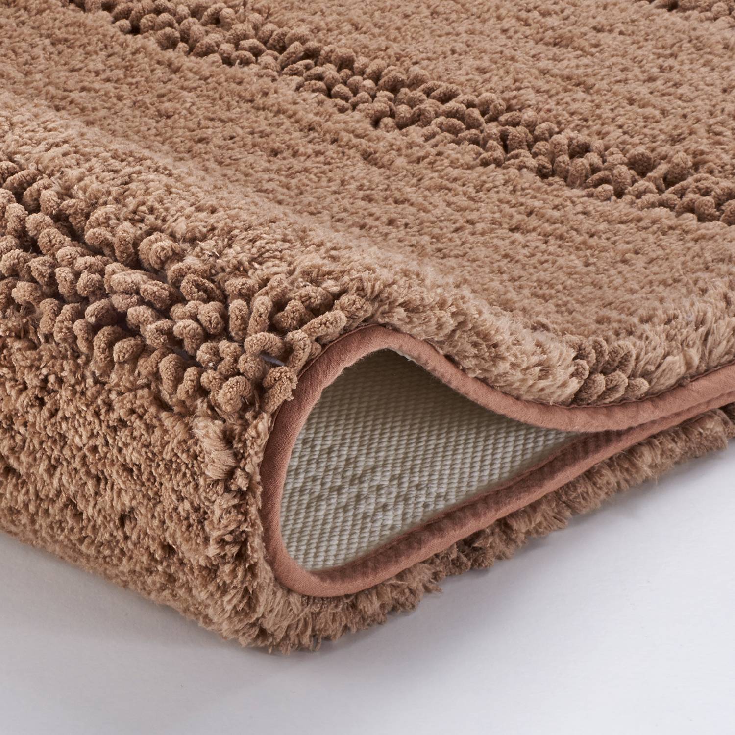 Monrovia Badteppich Hellbraun 60 x 100 cm