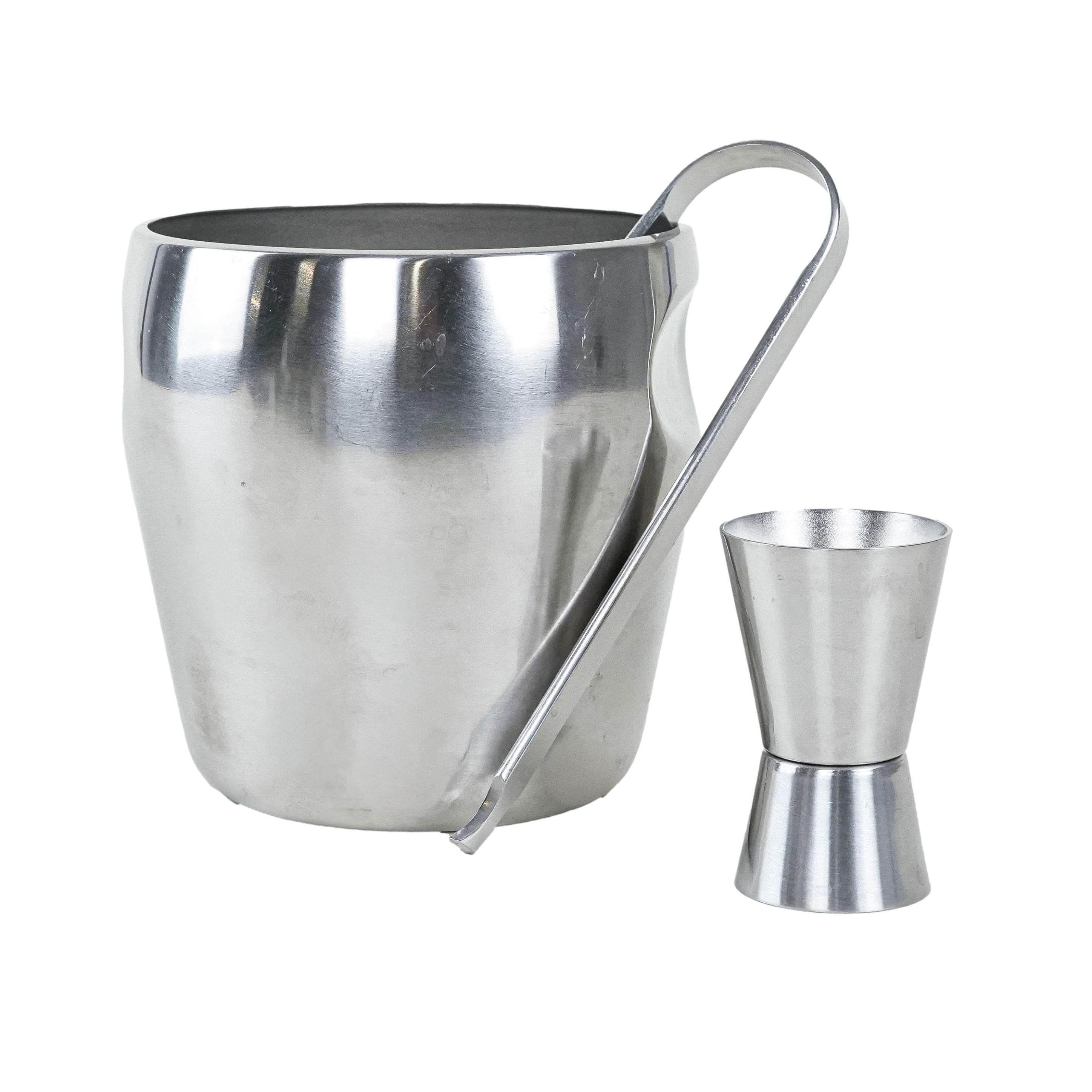 Eiskübel Metall Silber