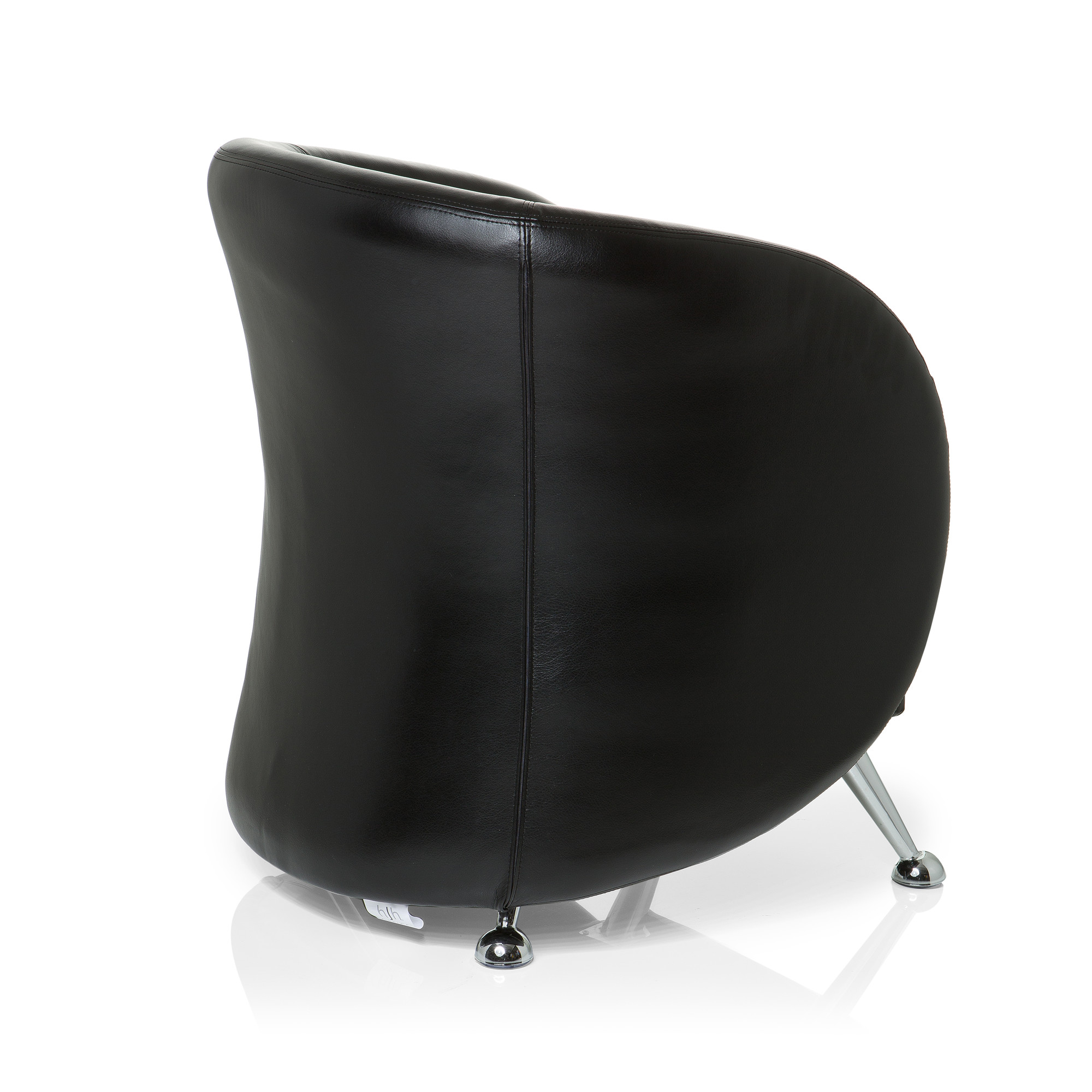 ST. LUCIA Office Chair Faux Leather Black