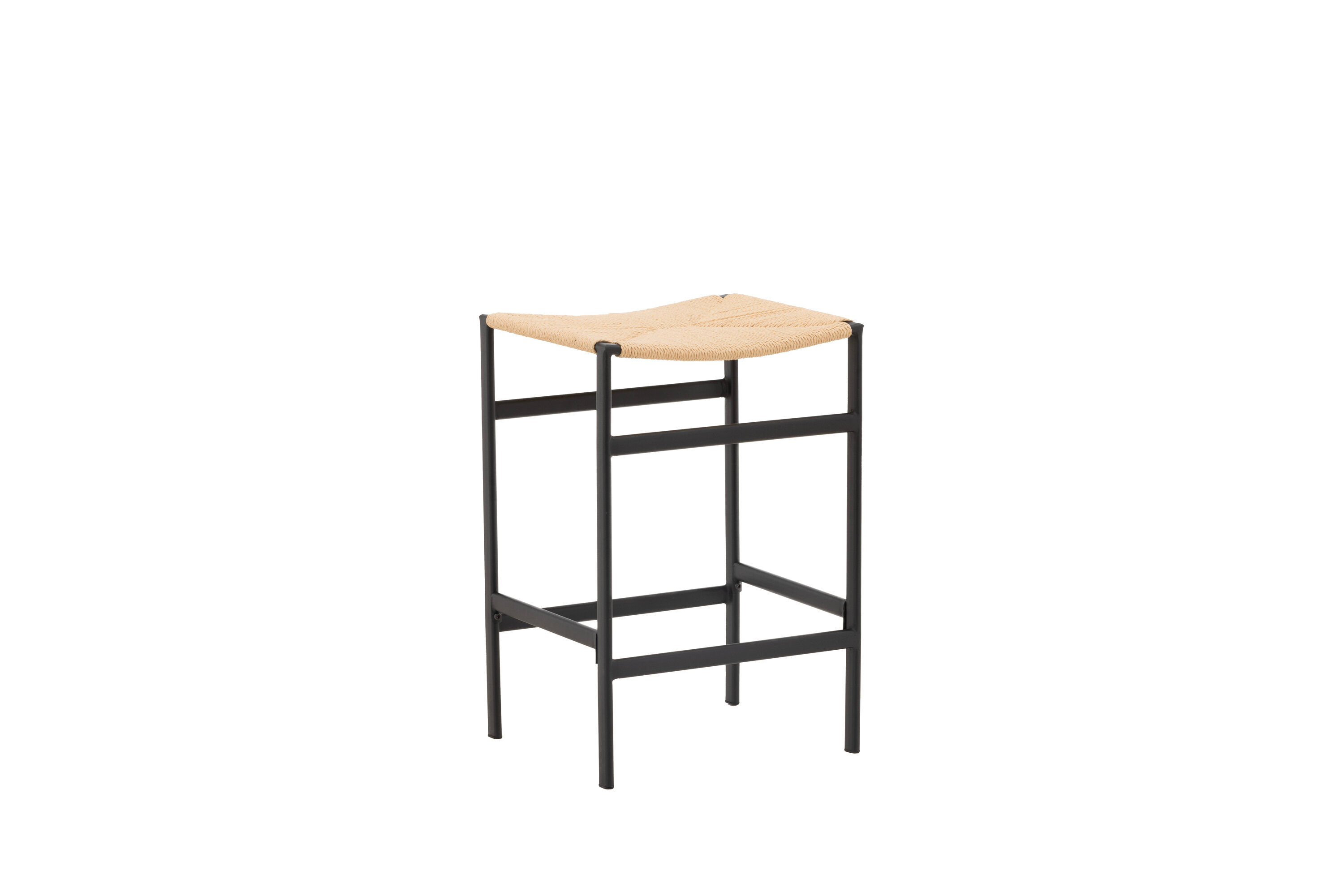 2x Polly Bar Stuhl-Set Naturkautschukholz Schwarz