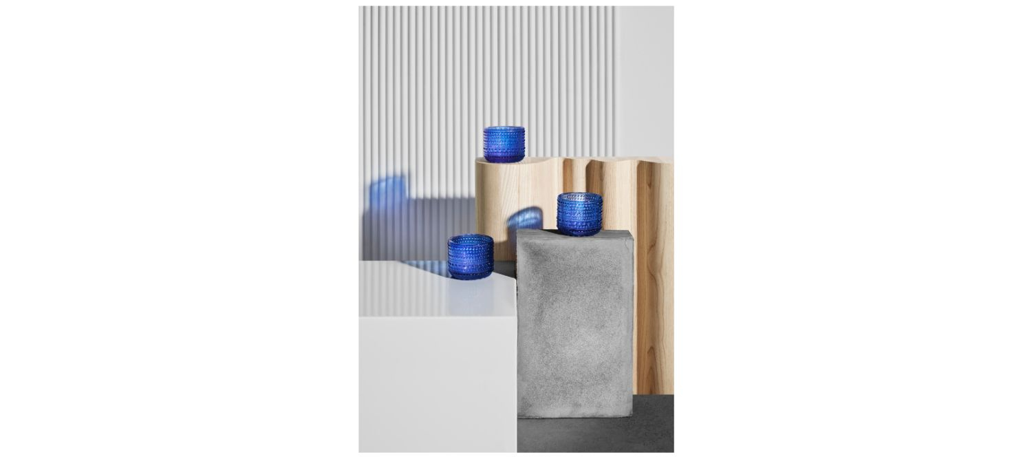 Kastehelmi Votive Windlicht Türkis